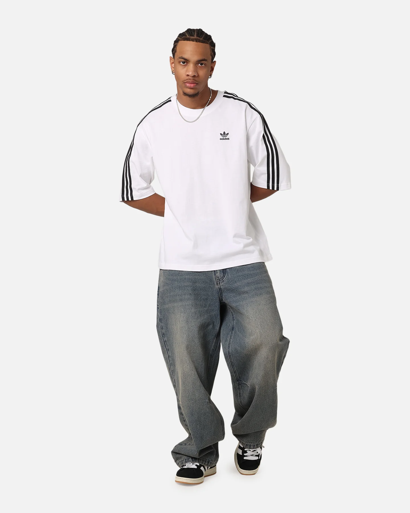 Adidas Oversized T-Shirt White - Image 2