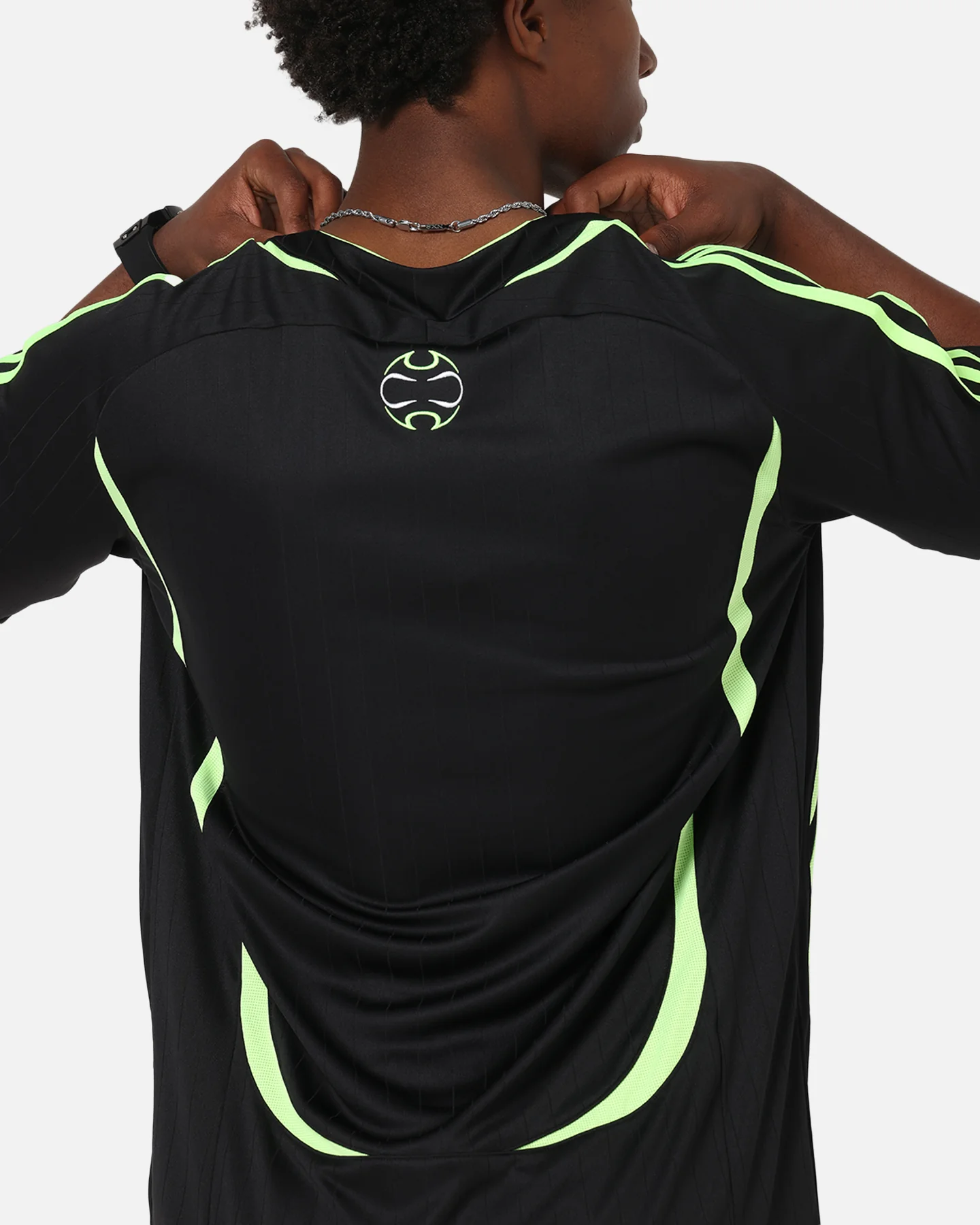 Adidas Teamgeist Adicolor T-Shirt Black/Green - Image 8