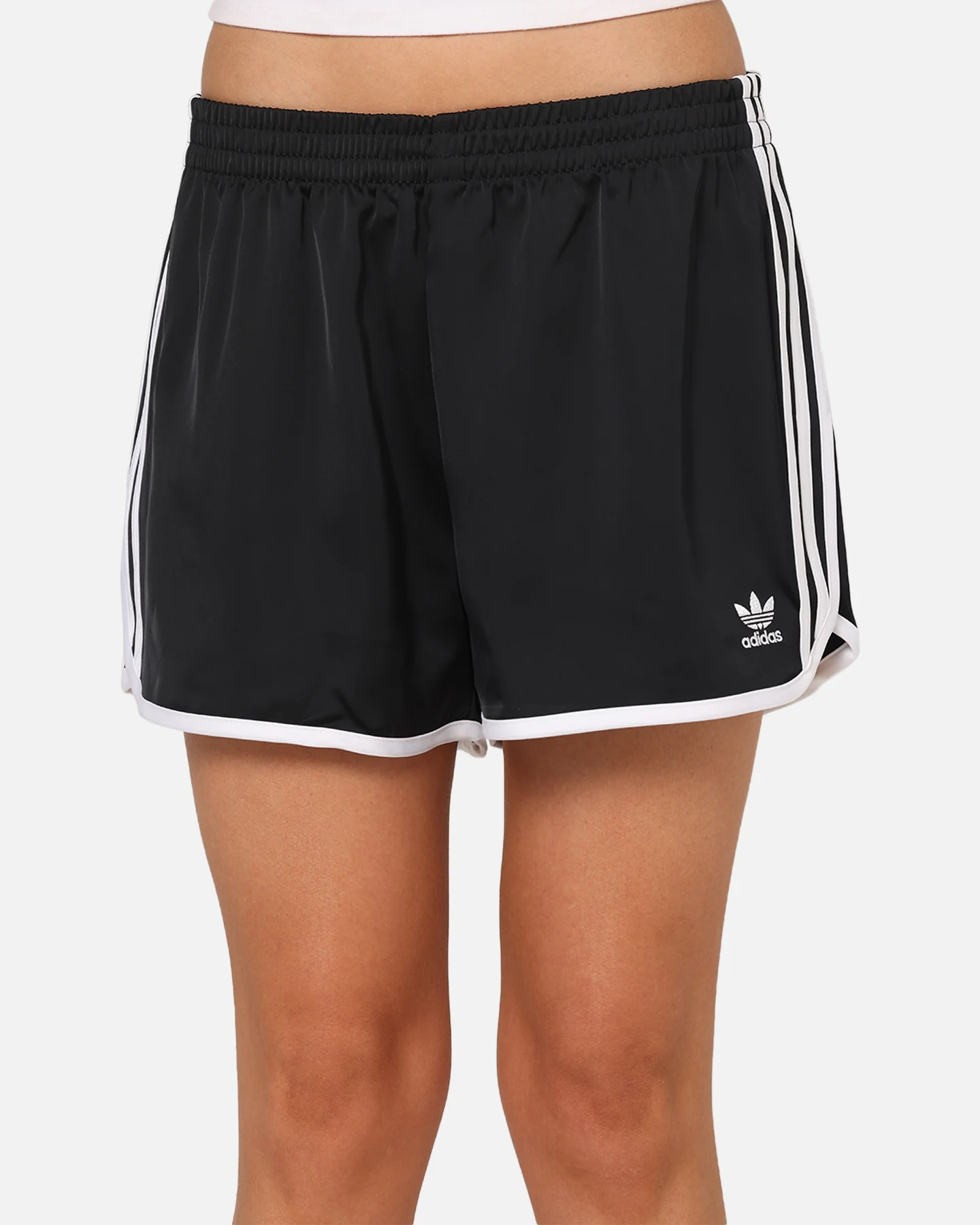 Adidas Women's Adicolor 3-Stripes Sprinter Shorts Black - Image 7