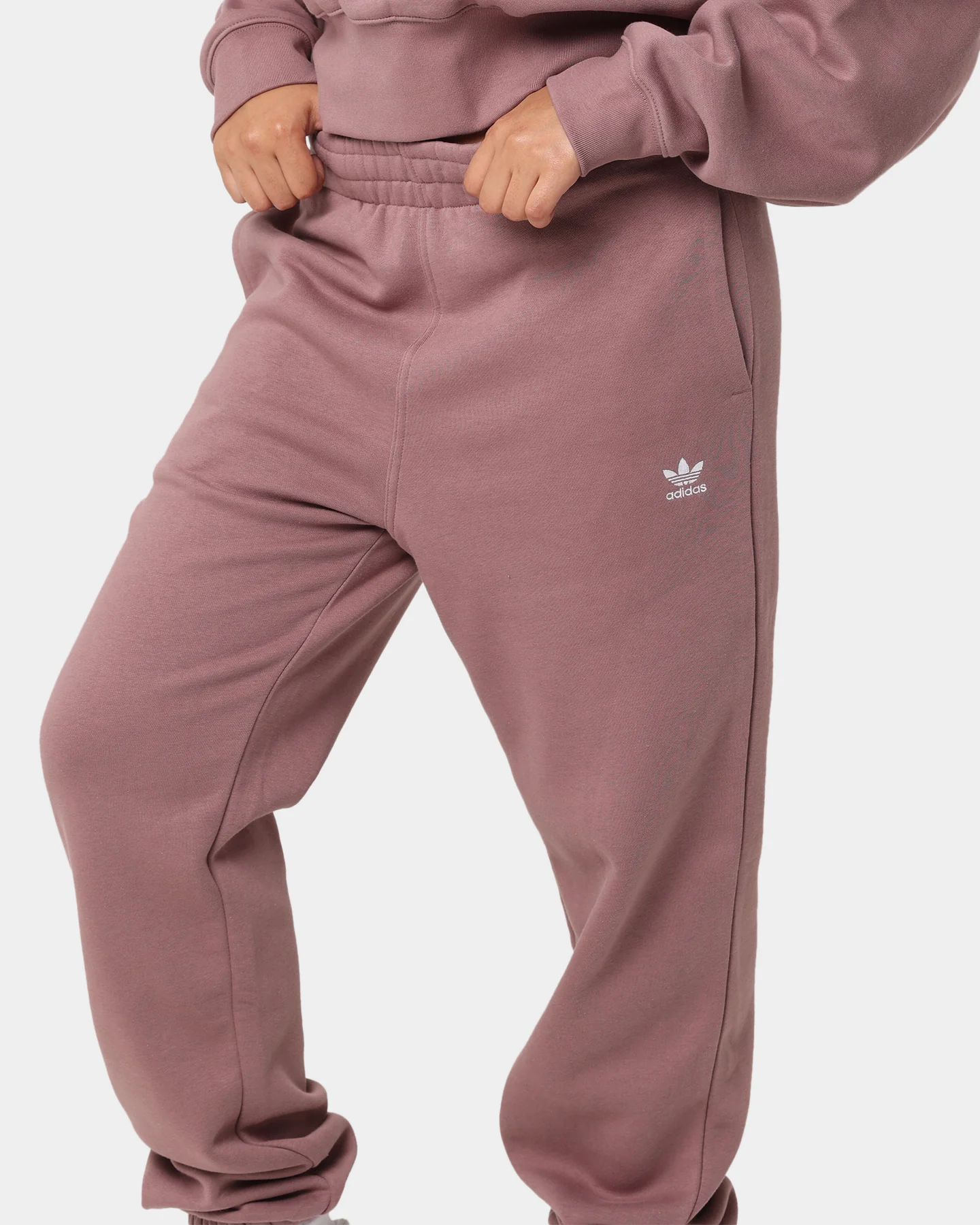 Adidas Women's Adicolor Essentials Fleece Pants Wonder Oxide - Image 4