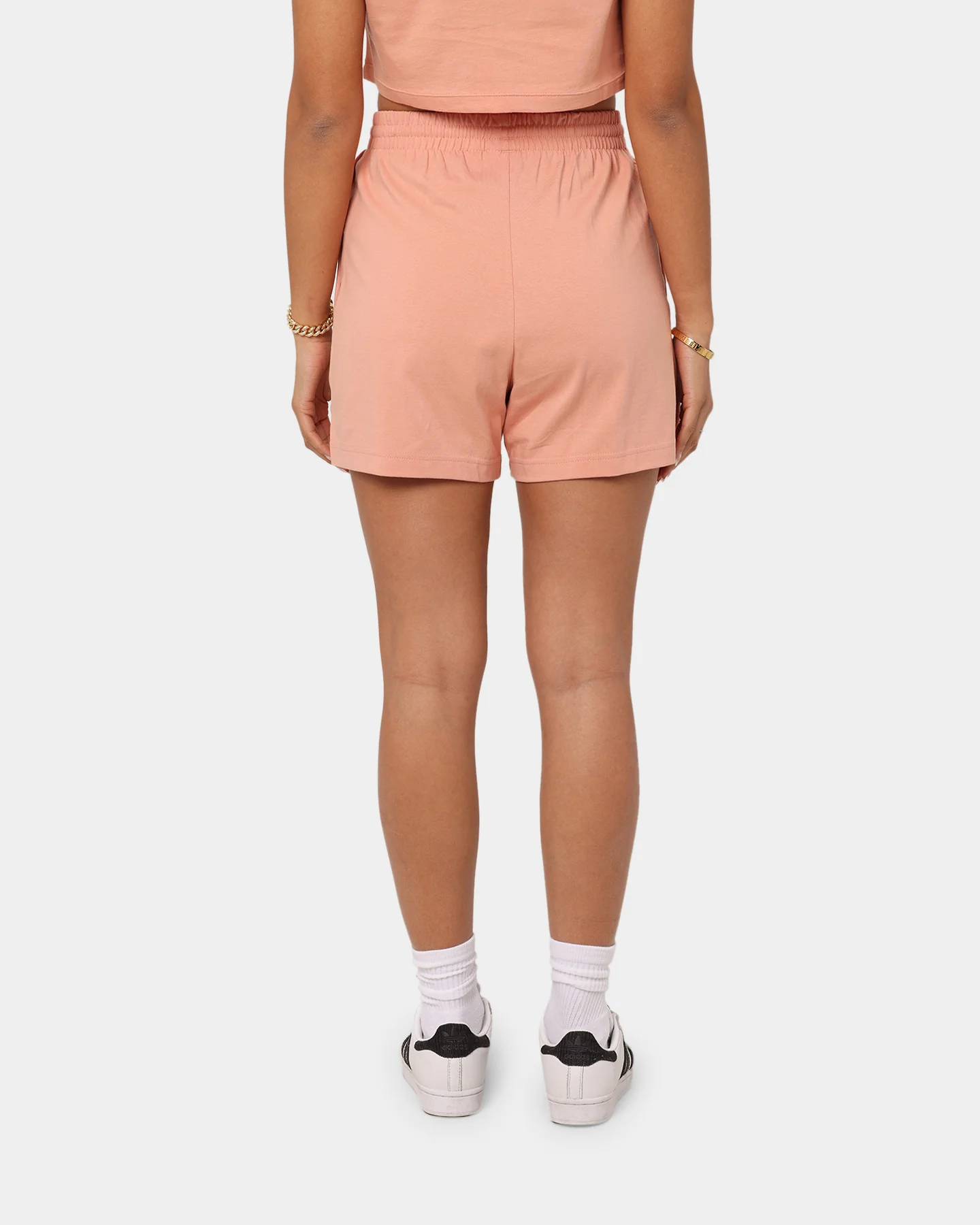 Adidas Women's Adicolour Essentials Shorts Blush - Image 4