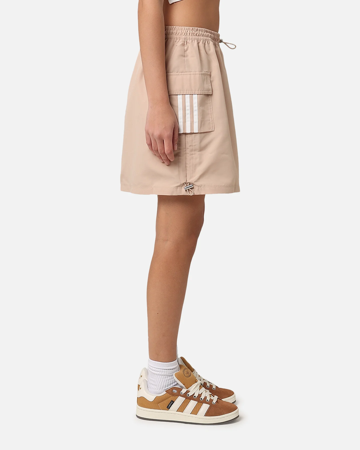 Adidas Women's Cargo Skirt Magic Beige - Image 5
