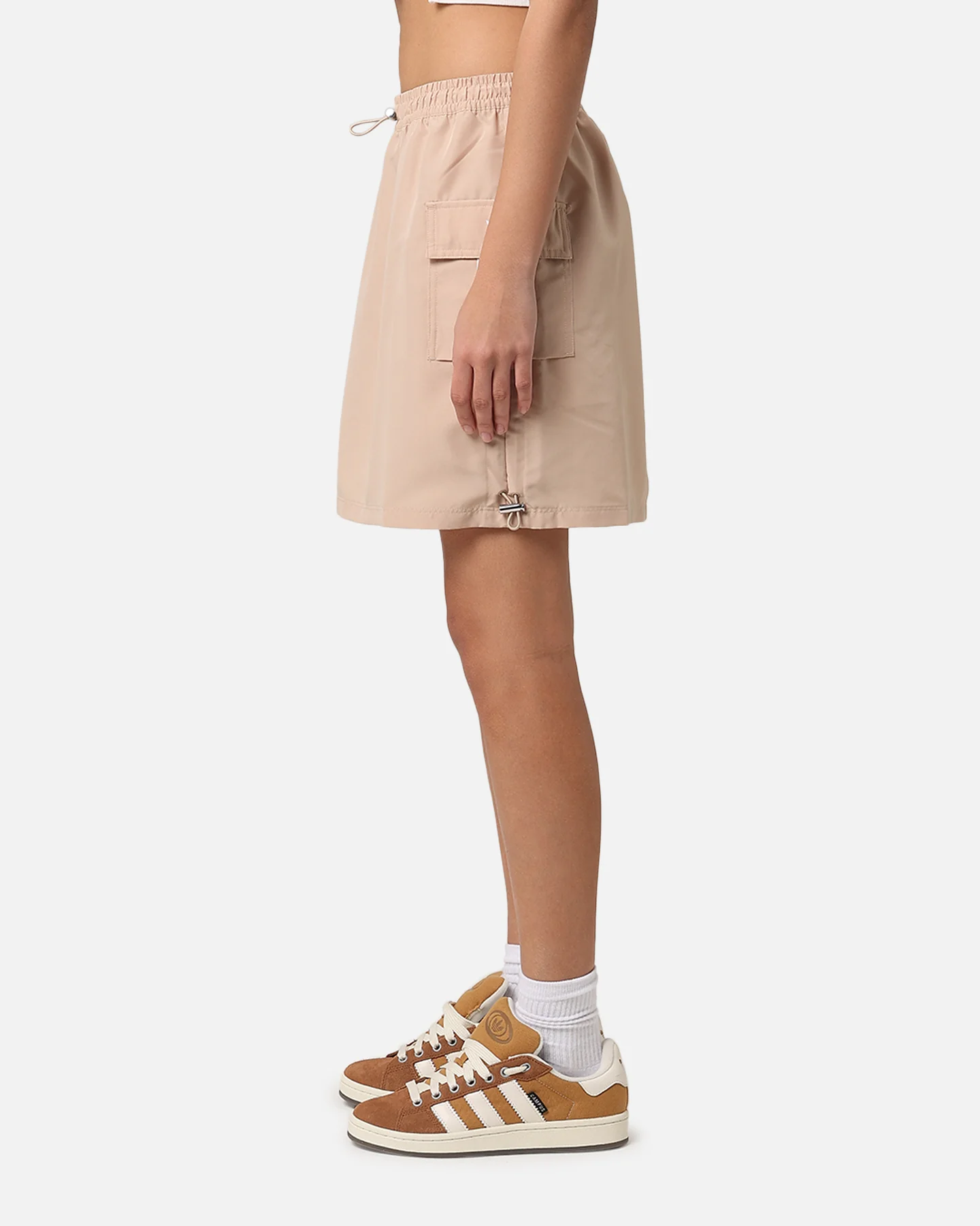 Adidas Women's Cargo Skirt Magic Beige - Image 6