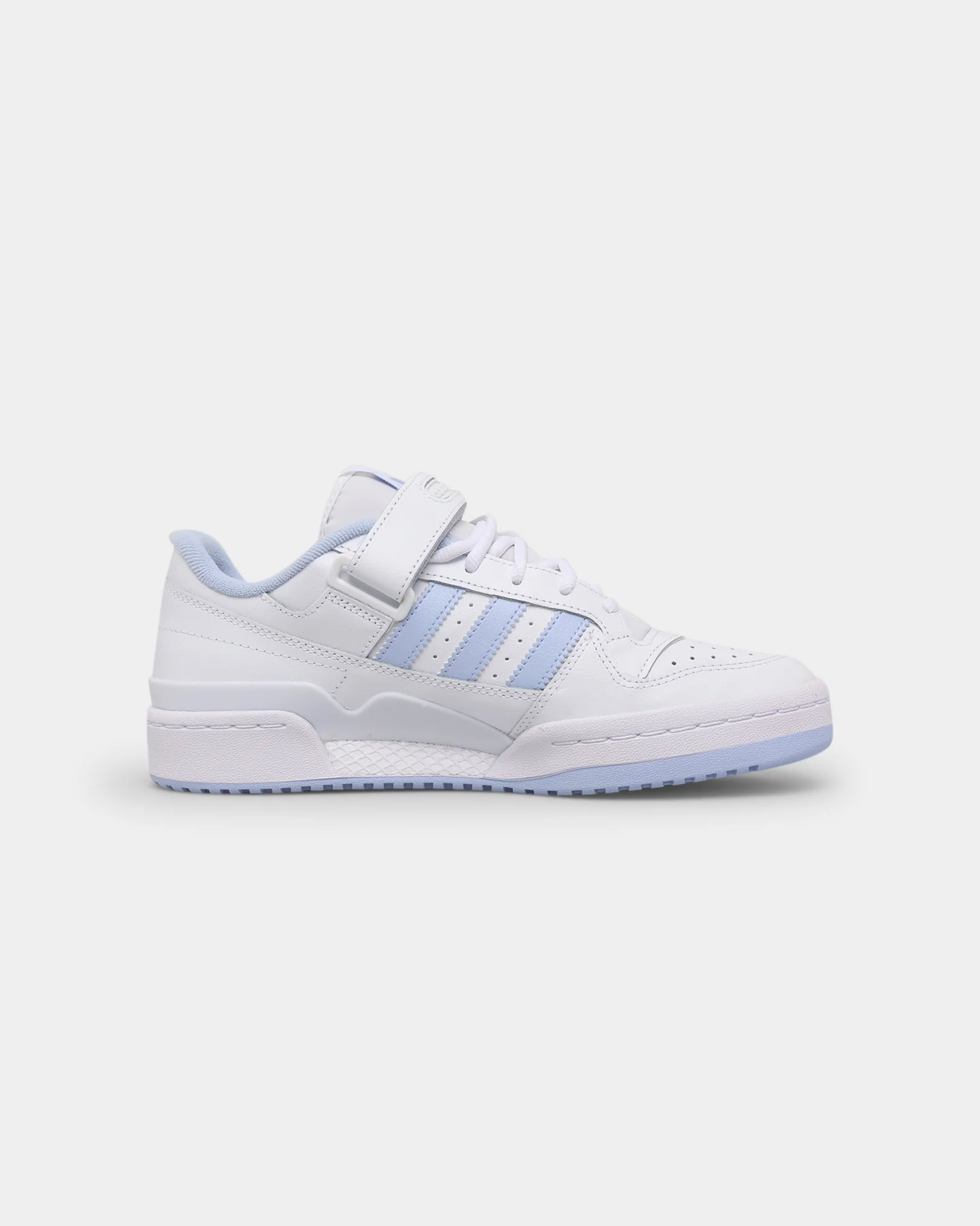 Adidas Women's Forum Low Ftwr White/Blue - Image 4
