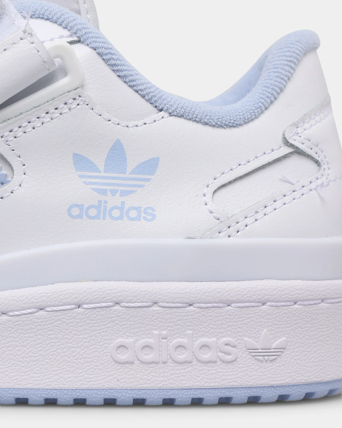 Adidas Women's Forum Low Ftwr White/Blue - Image 6