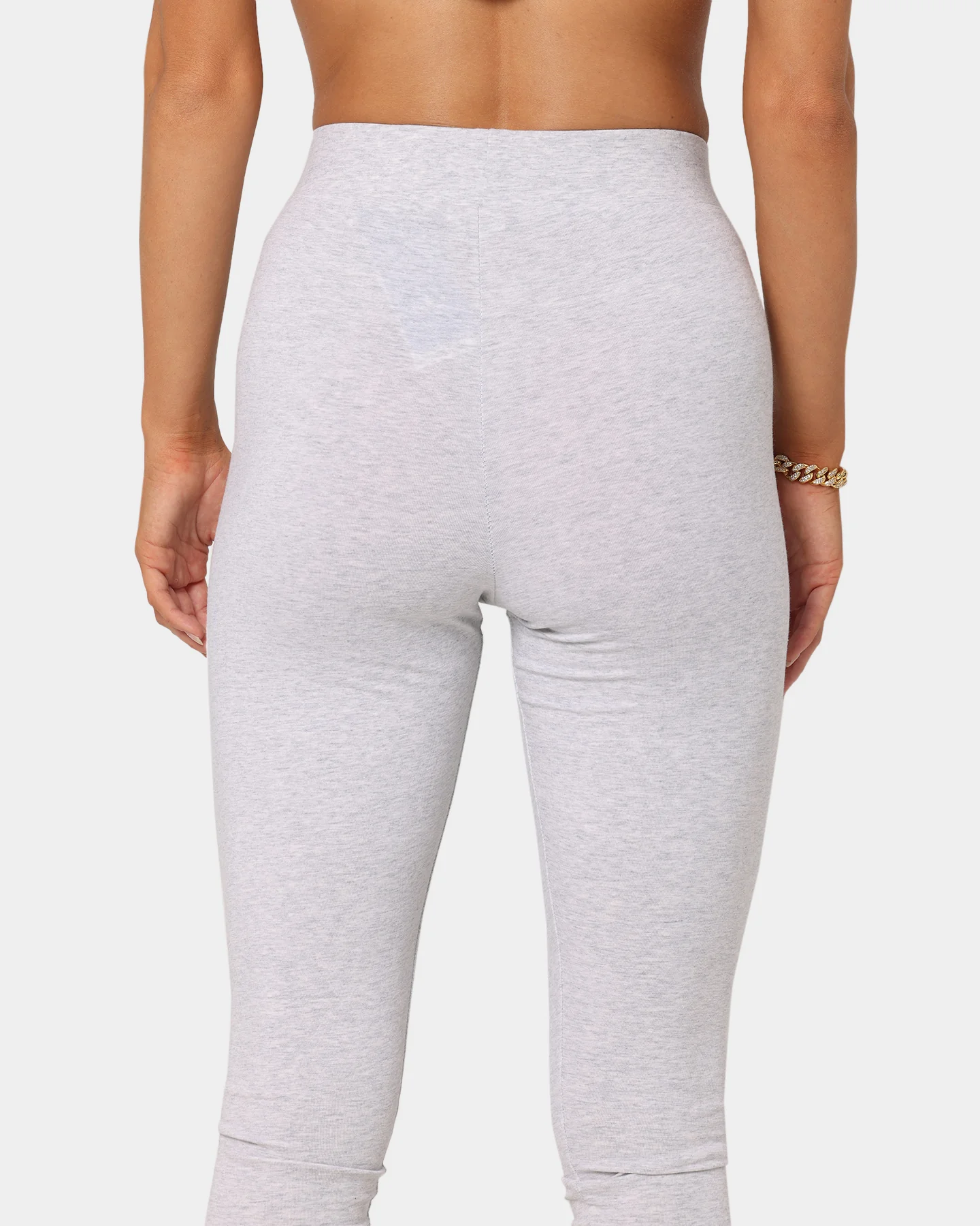 Adidas Women's Logo Play Leggings Light Marle - Image 8