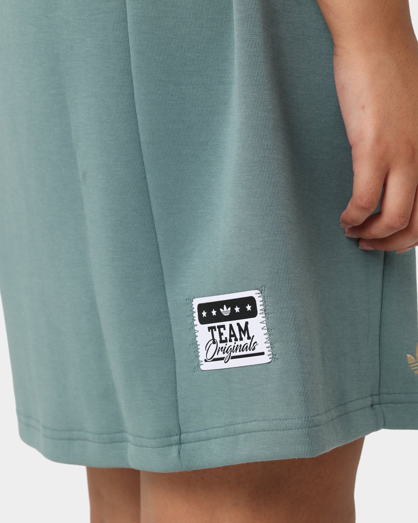 Adidas Women's Modern Collegiate Polo Dress Hazy Emerald - Image 8