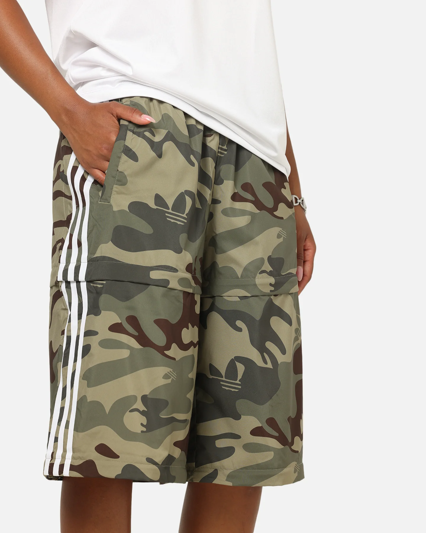 Adidas Women's Originals Cargo Trackpants Orbit Green - Image 4