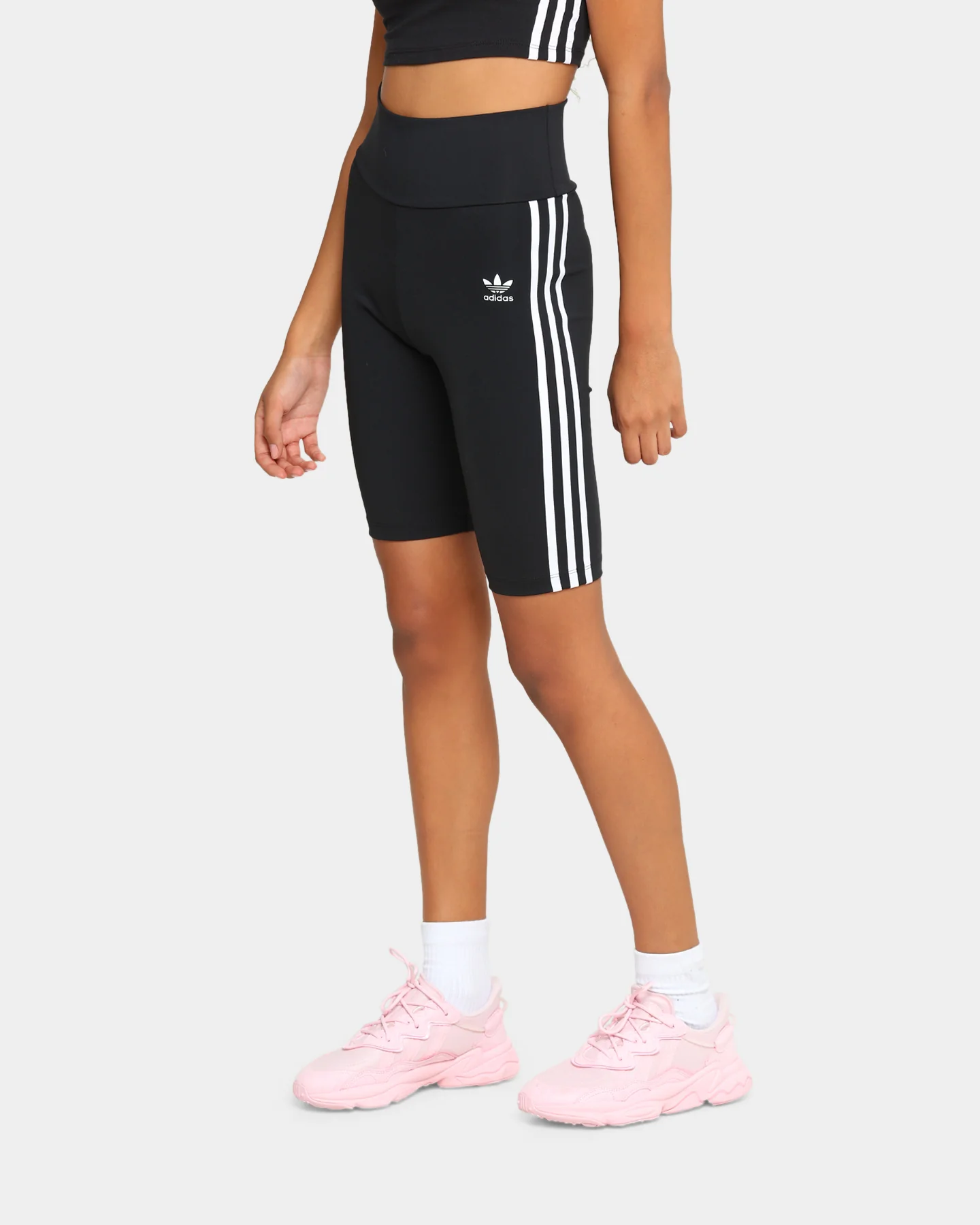 Adidas Women's Primeblue High-Waist Bike Shorts Black - Image 2