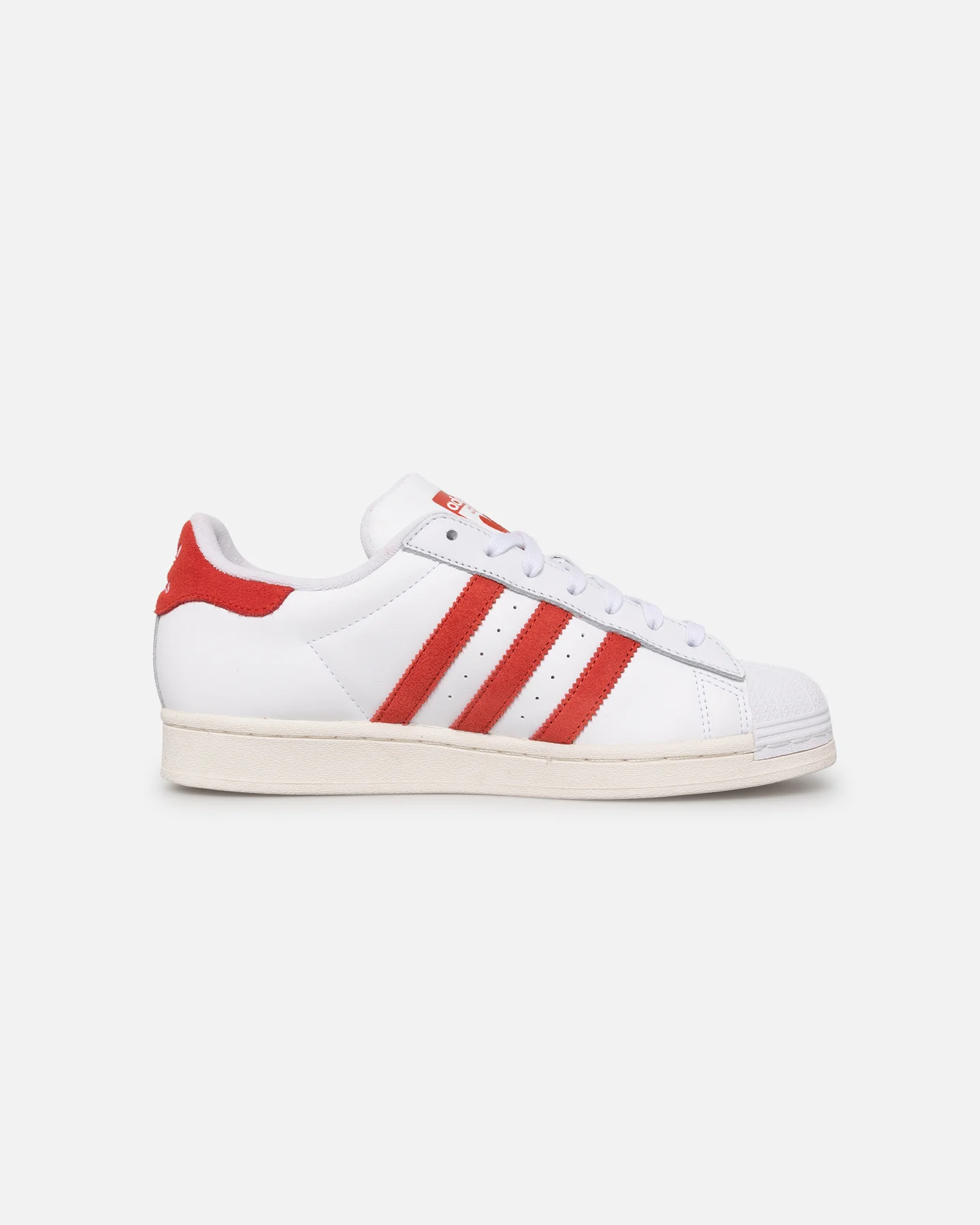 Adidas Women's Superstar White/Red - Image 4