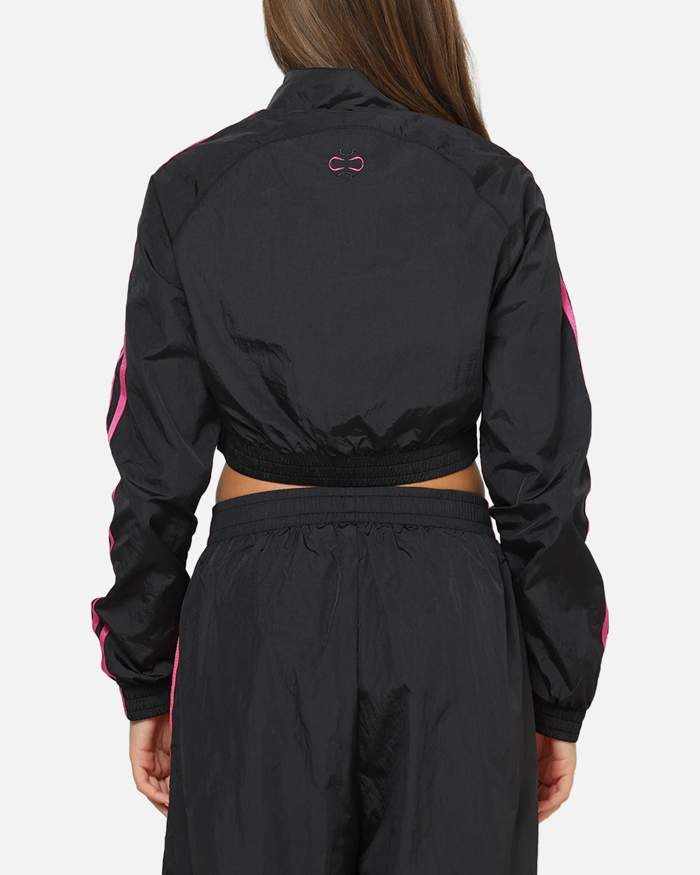 Adidas Women's Teamgeist Track Top Jacket Black/Pink - Image 3