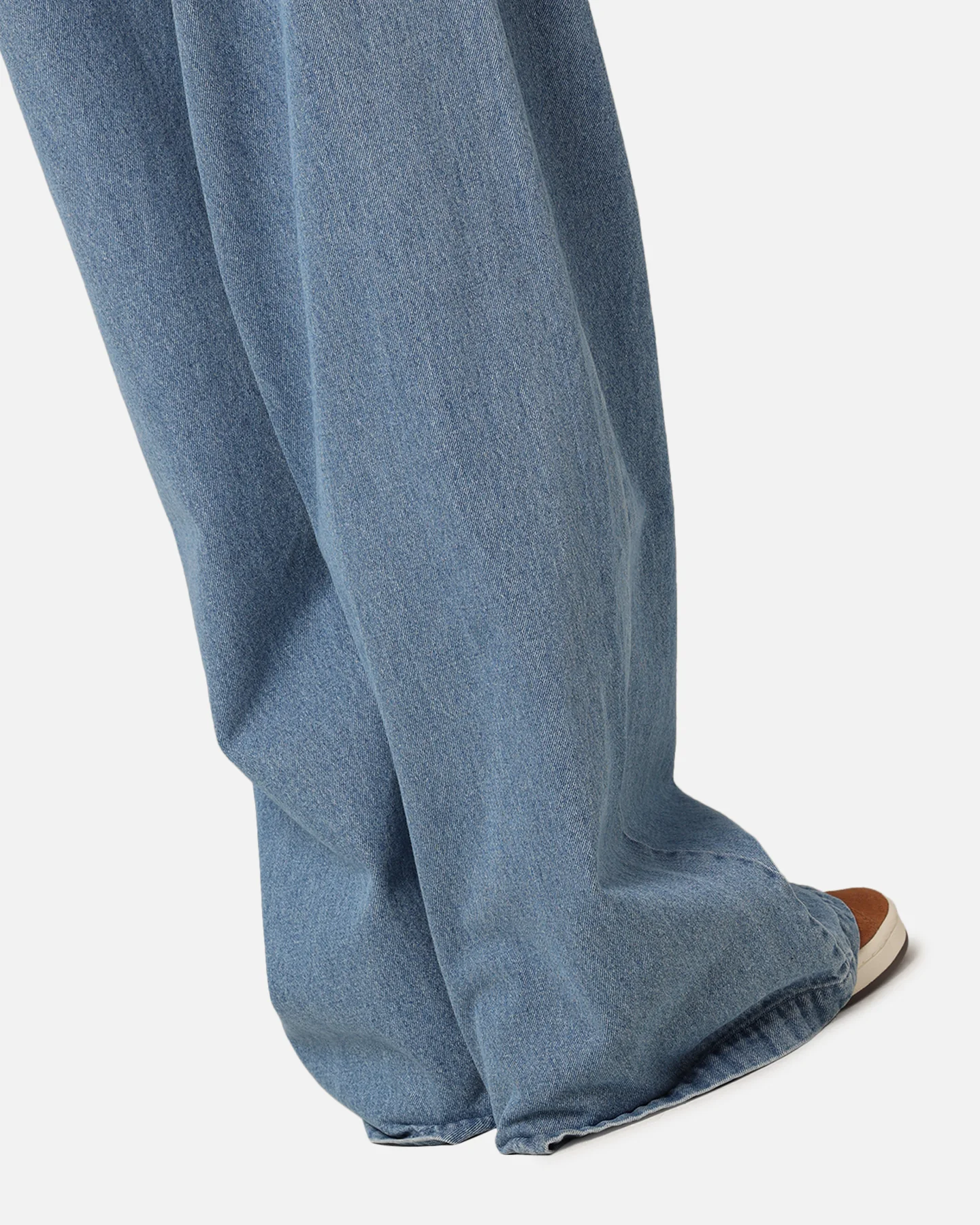 Adidas X KSENIASCHNAIDER Women's 3-Stripe Jeans Light Denim - Image 3