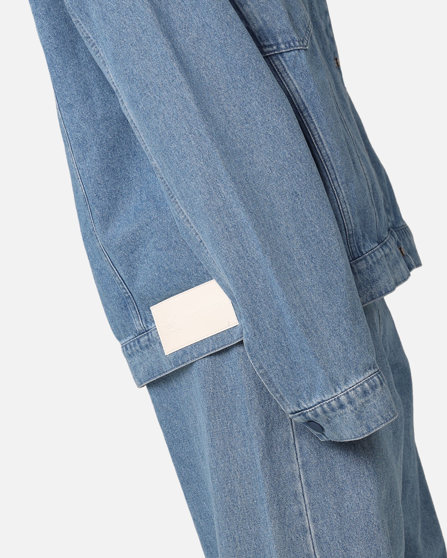 Adidas X KSENIASCHNAIDER Women's 3-Stripes Jacket Light Denim - Image 7
