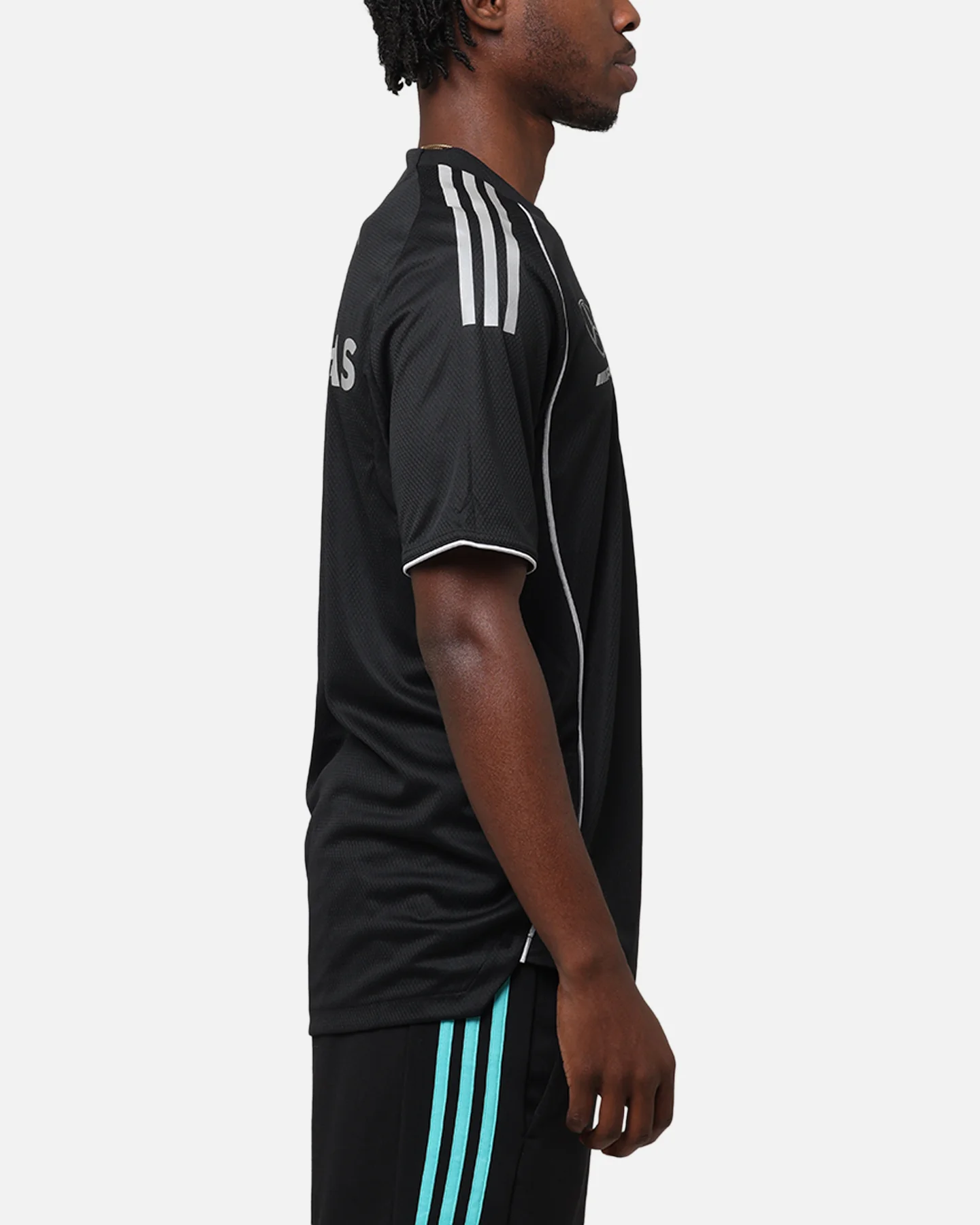 adidas x Mercedes-AMG PETRONAS Formula One F1 DNA T-Shirt Black/Silver - Image 5