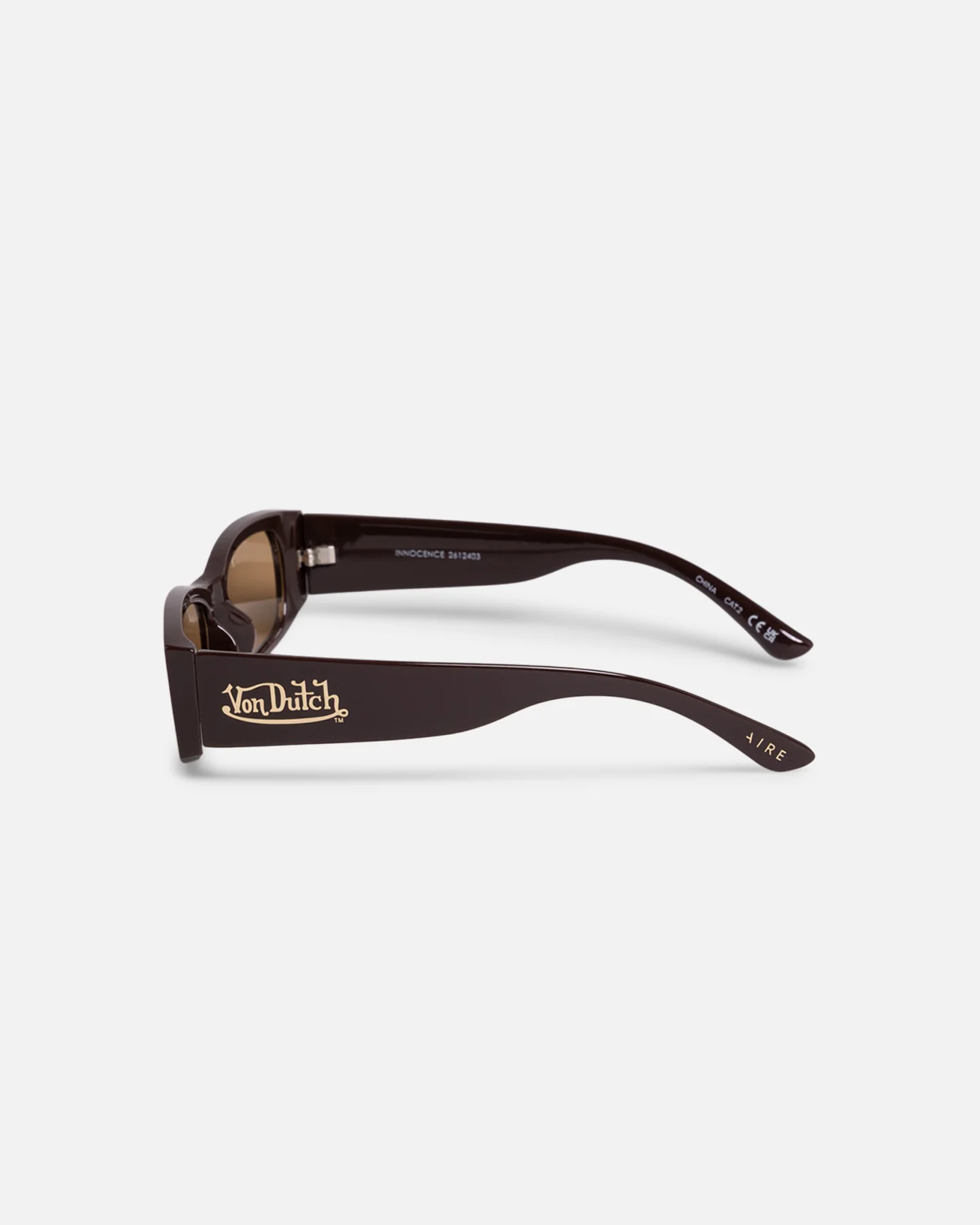 Aire X Von Dutch Innocence Sunglasses Brown - Image 6
