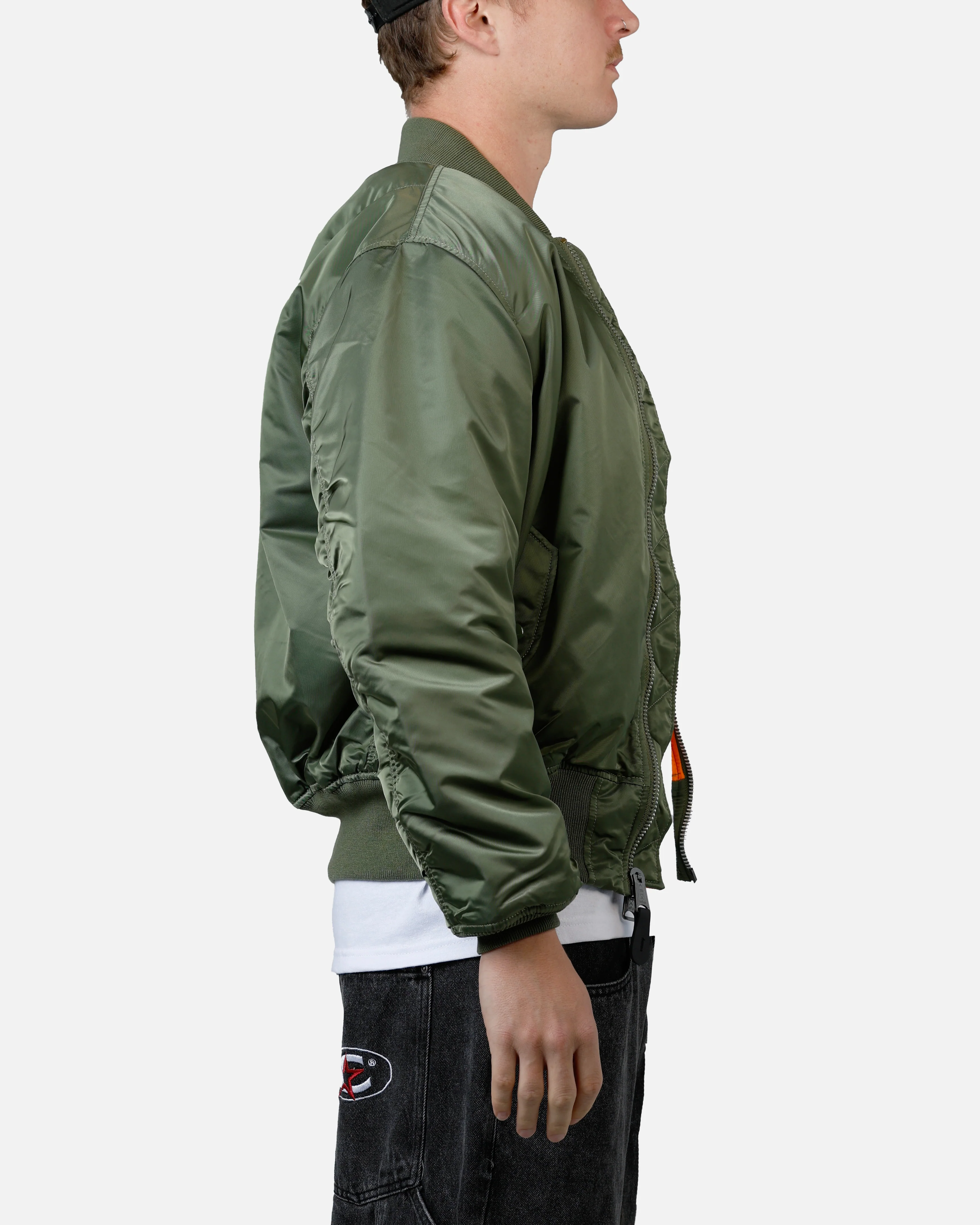 Alpha Industries Alpha MA-1 Flight Jacket Sage - Image 4