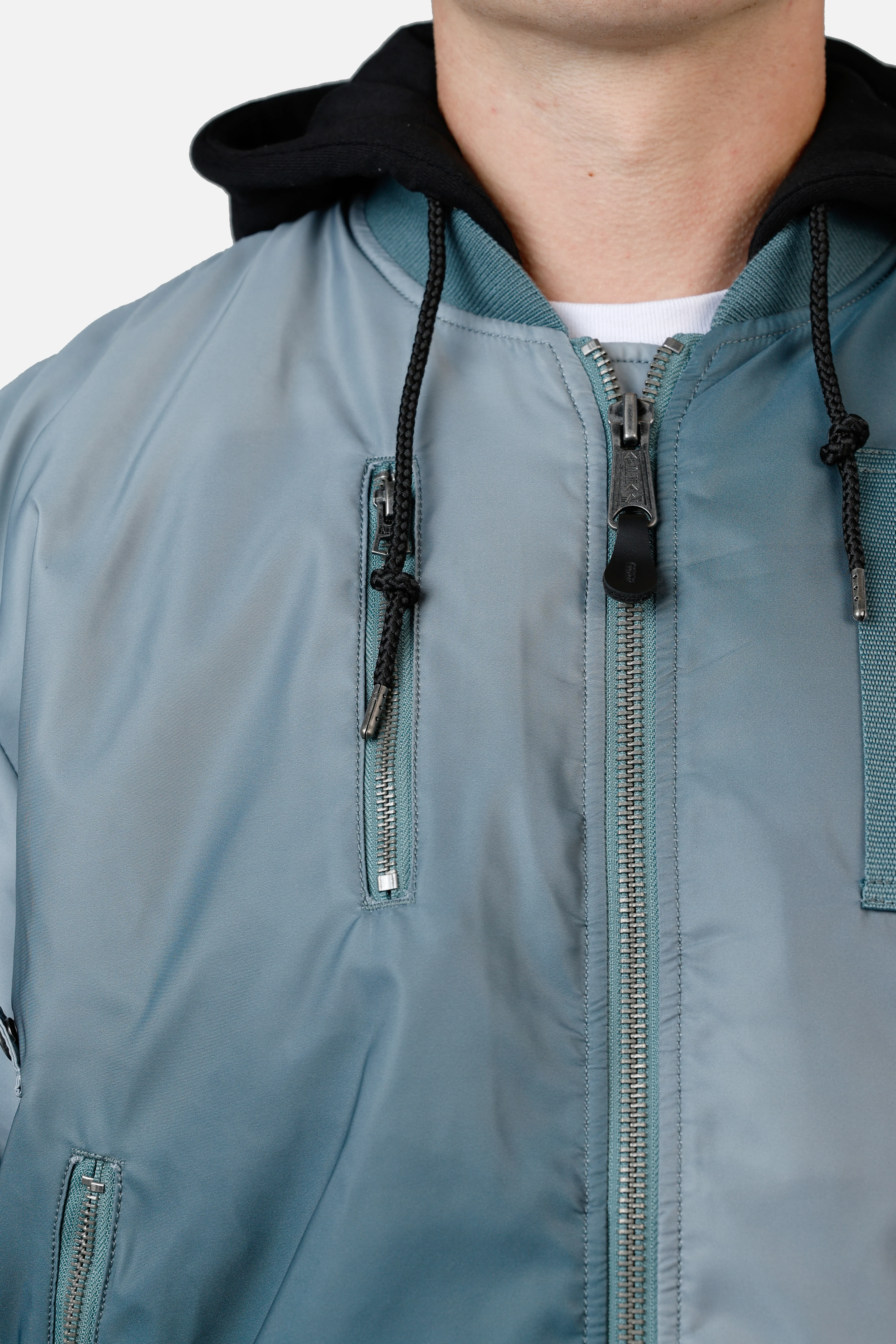Alpha Industries Gradient Washed Flight Jacket Blue - Image 6