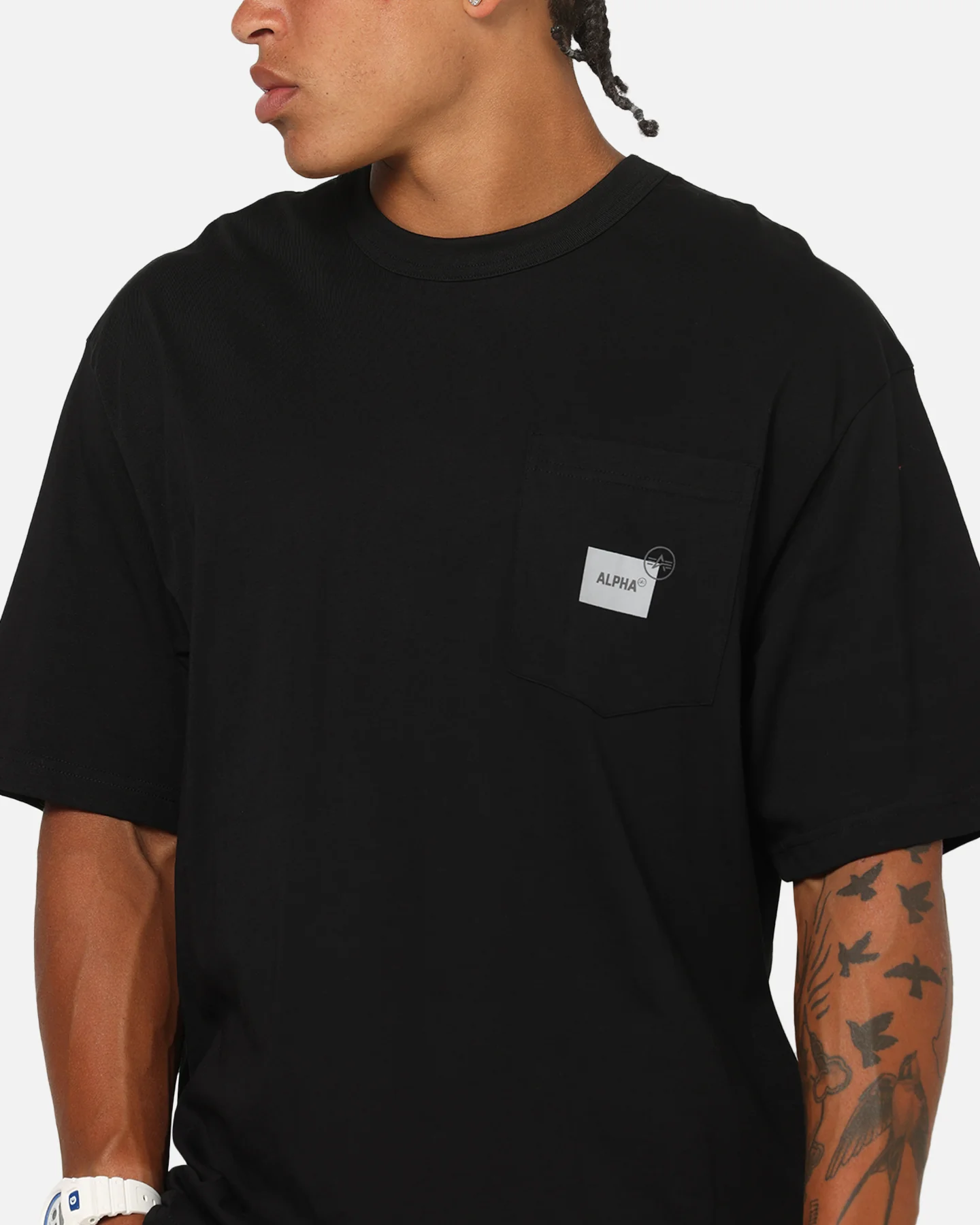 Alpha Industries Uniform Pocket A.I T-Shirt Black - Image 8