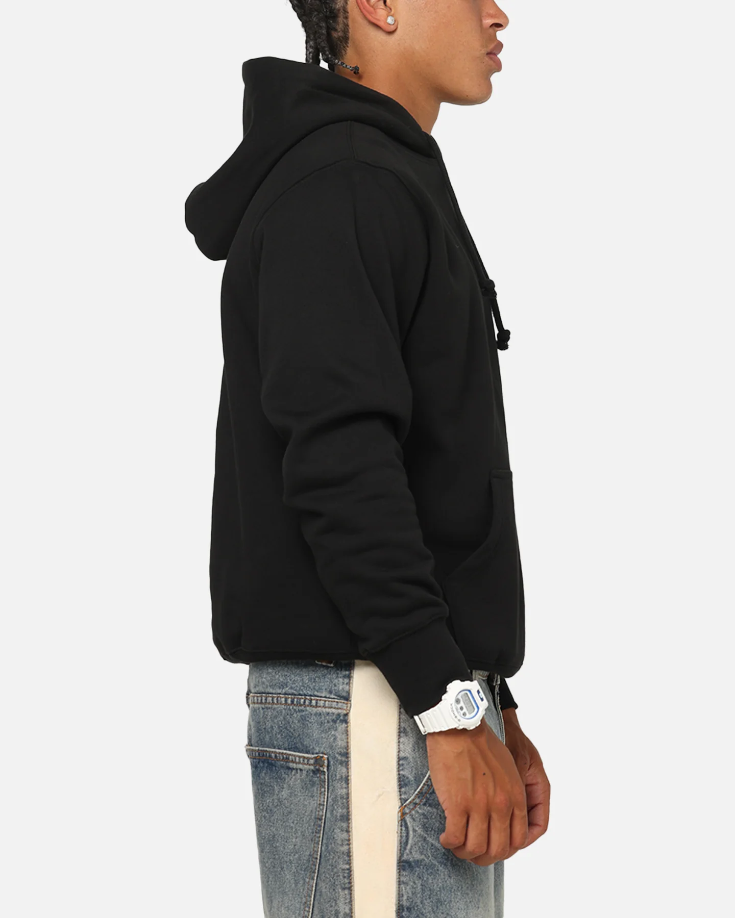 Alpha Industries Utility Pocket Hoodie Black - Image 4