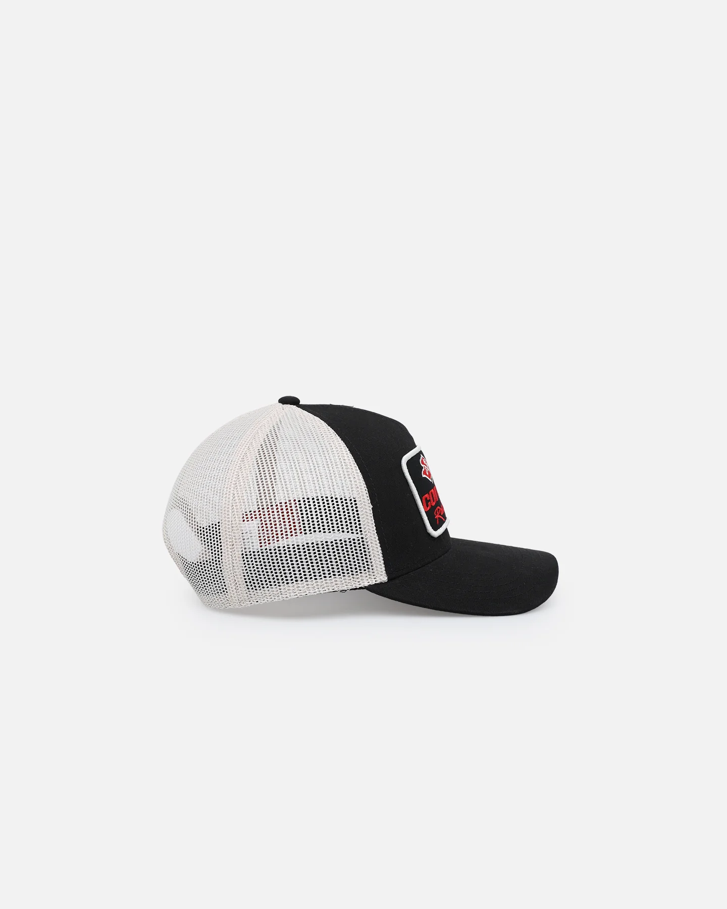 American Needle Twill Valin Patch Trucker Snapback Ivory/Black - Image 3