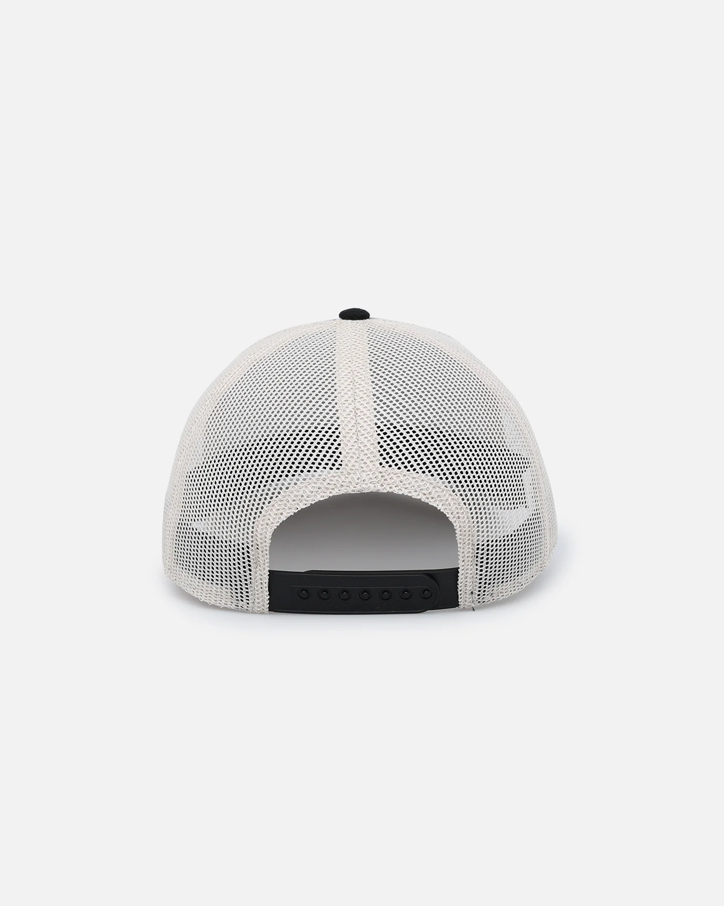 American Needle Twill Valin Patch Trucker Snapback Ivory/Black - Image 2