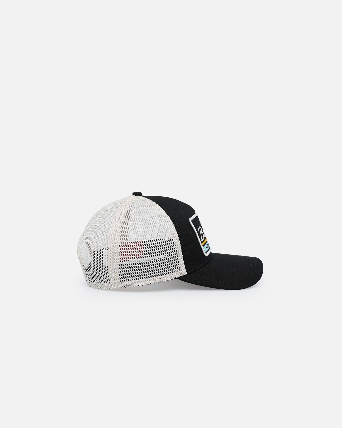 American Needle Twill Valin Patch Trucker Snapback Ivory/Black - Image 3