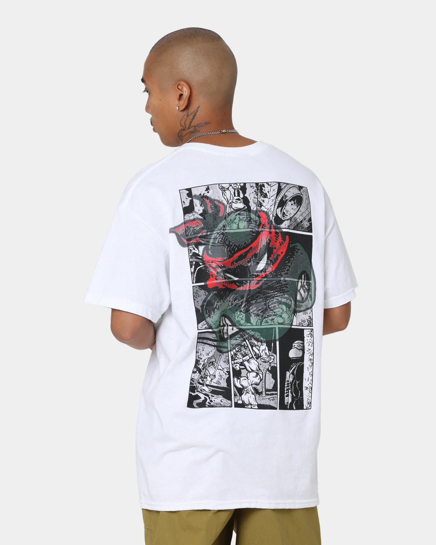 American Thrift American Thrift x Teenage Mutant Ninja Turtles Comic Book T-Shirt White - Image 7