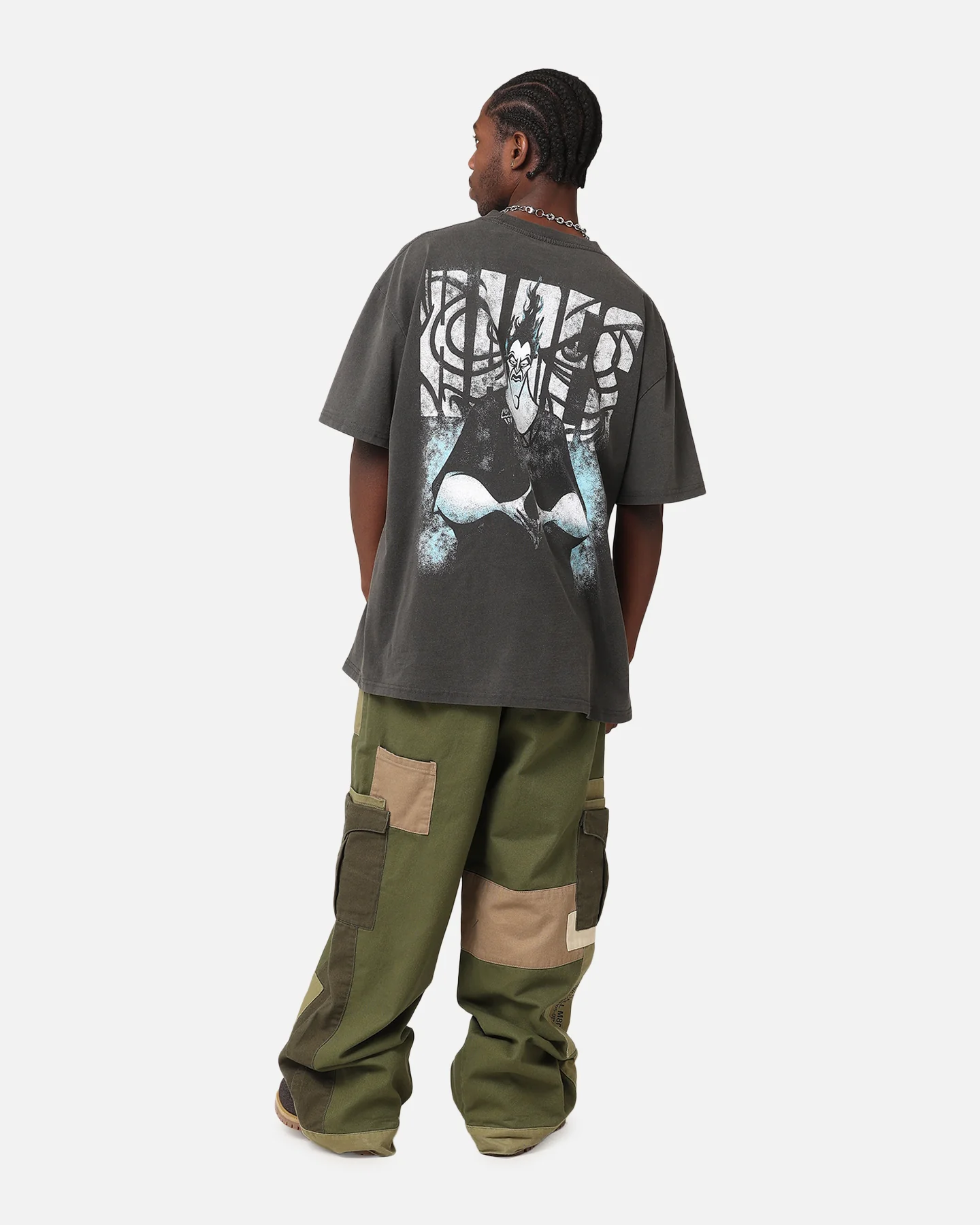 American Thrift Disney Hercules Hades Heavy T-Shirt Black Wash - Image 4