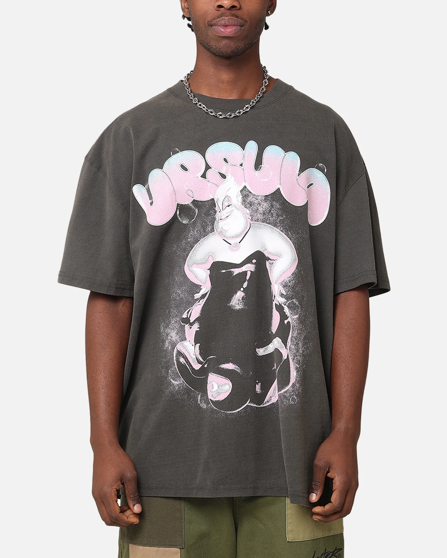American Thrift Disney The Little Mermaid Ursula Heavy T-Shirt Black Wash