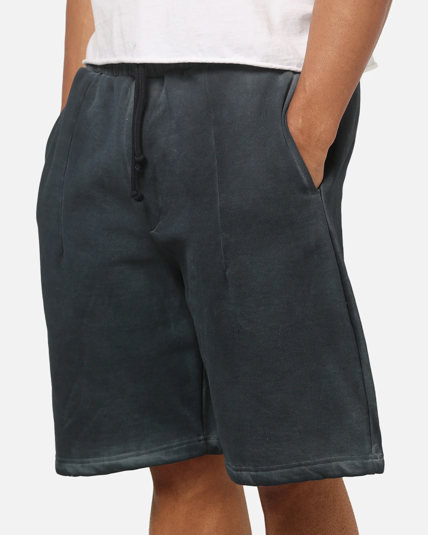 American Thrift Fleece Shorts Washed Black - Image 3