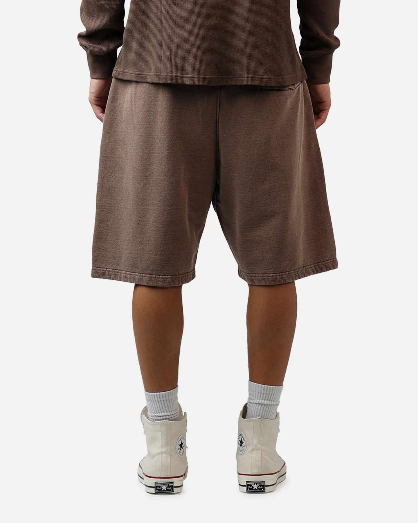 American Thrift Fleece Shorts Washed Brown - Image 9