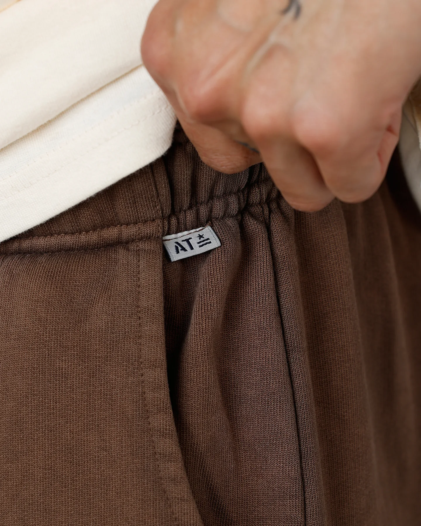 American Thrift Jogger Pants Washed Brown - Image 8