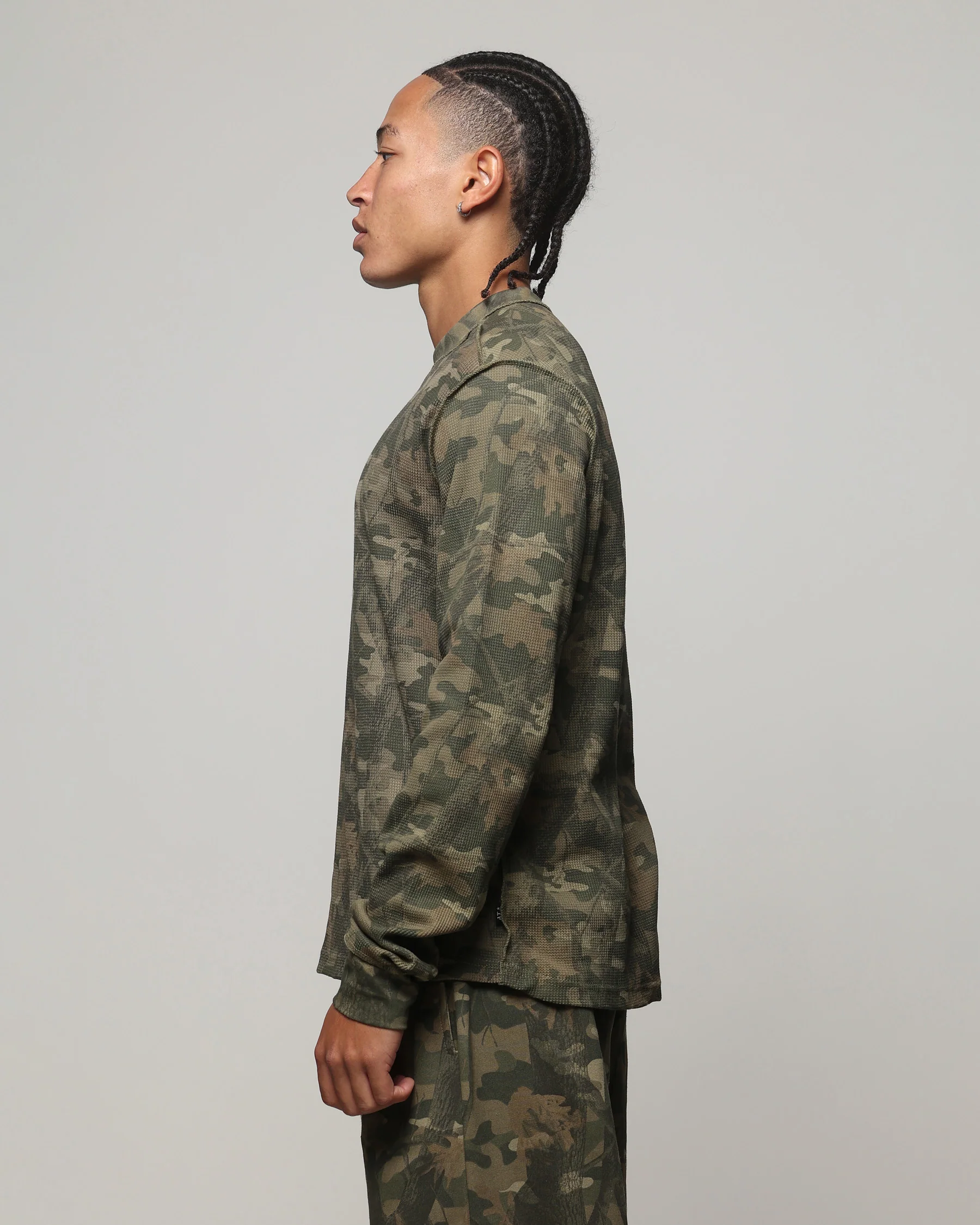 American Thrift Long Sleeve Thermal T-Shirt Camo - Image 7
