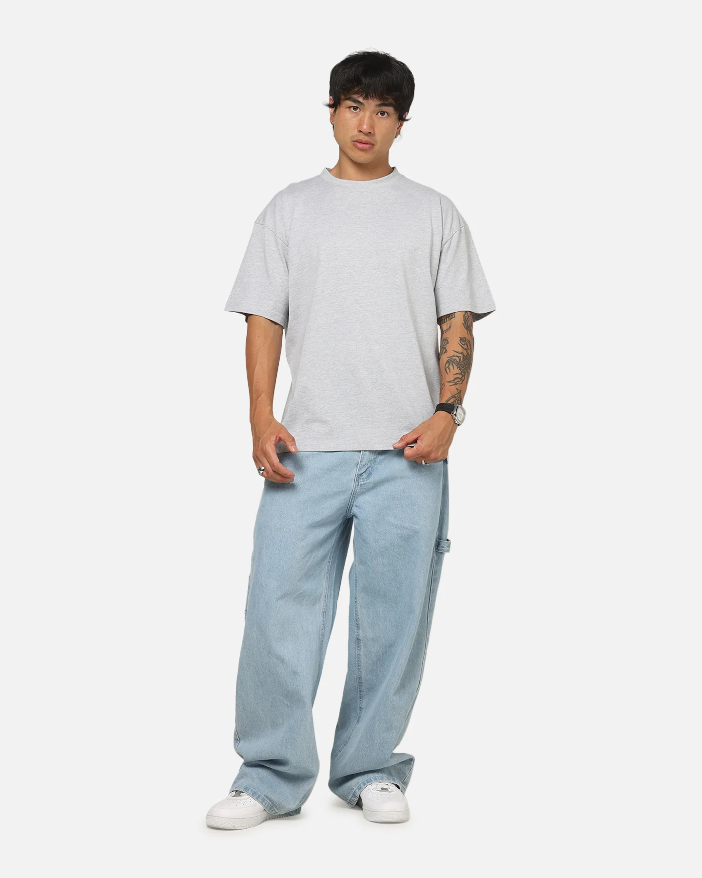 American Thrift New Standard T-Shirt Grey Marle - Image 2