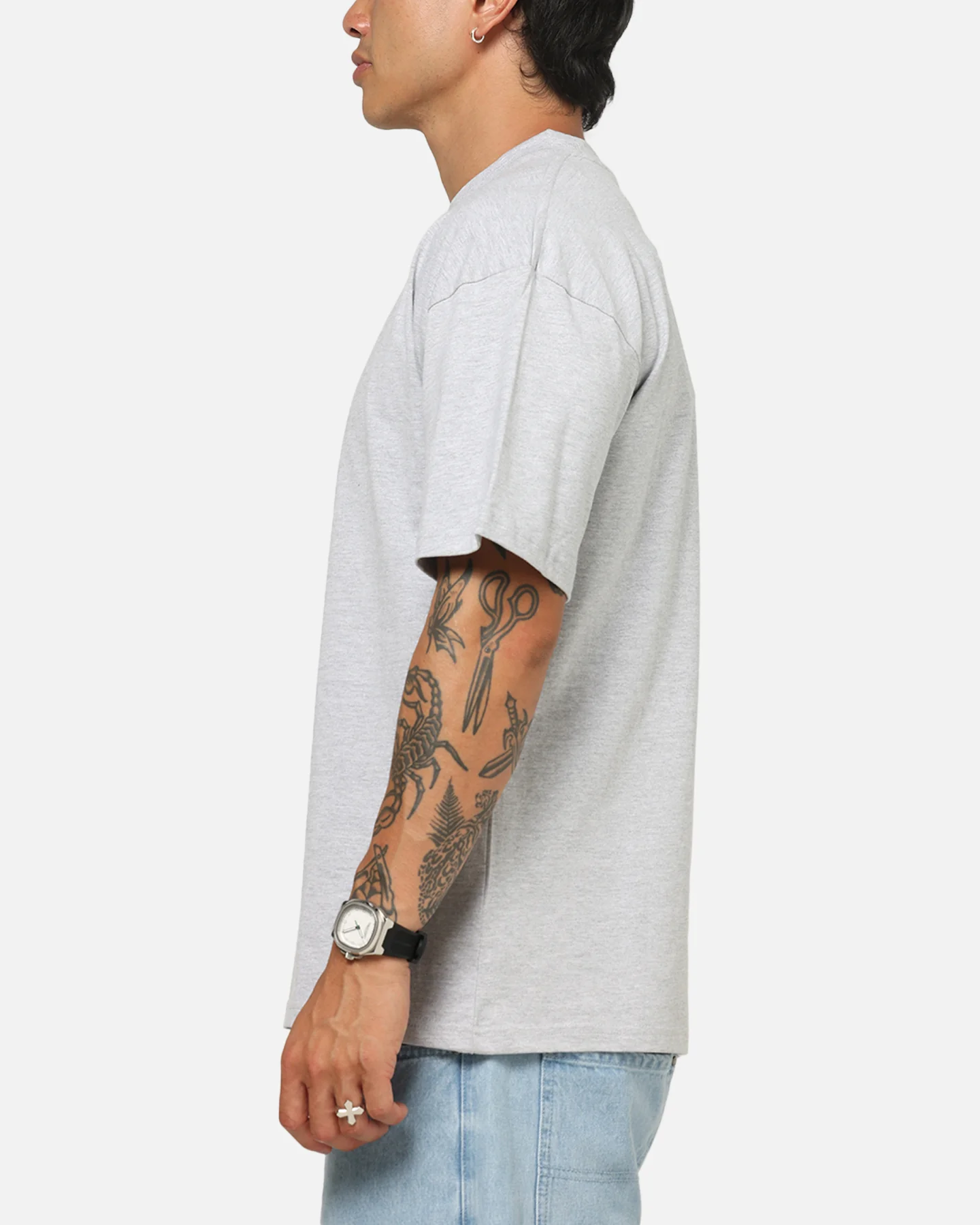 American Thrift New Standard T-Shirt Grey Marle - Image 5