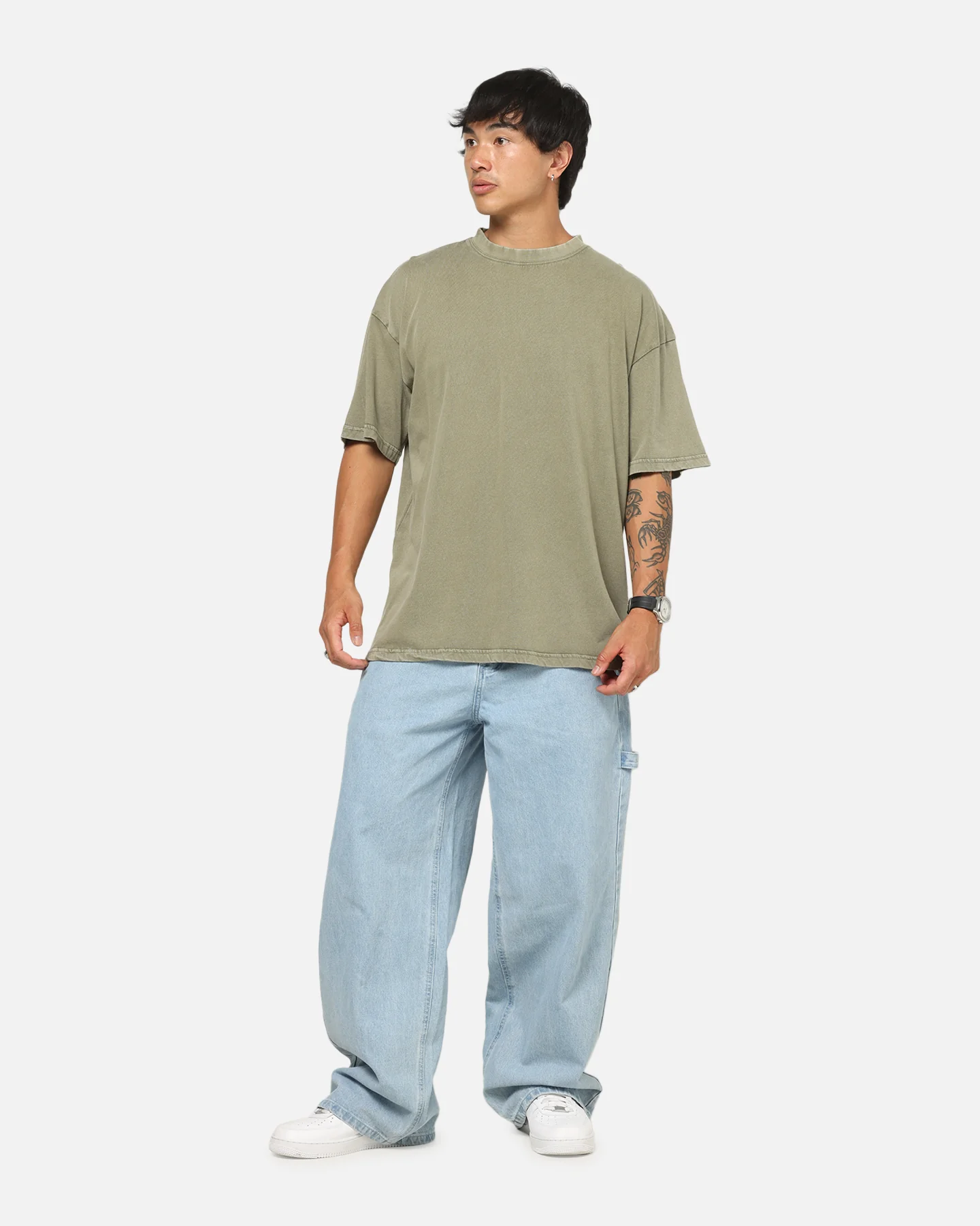 American Thrift New Standard T-Shirt Vintage Khaki - Image 2