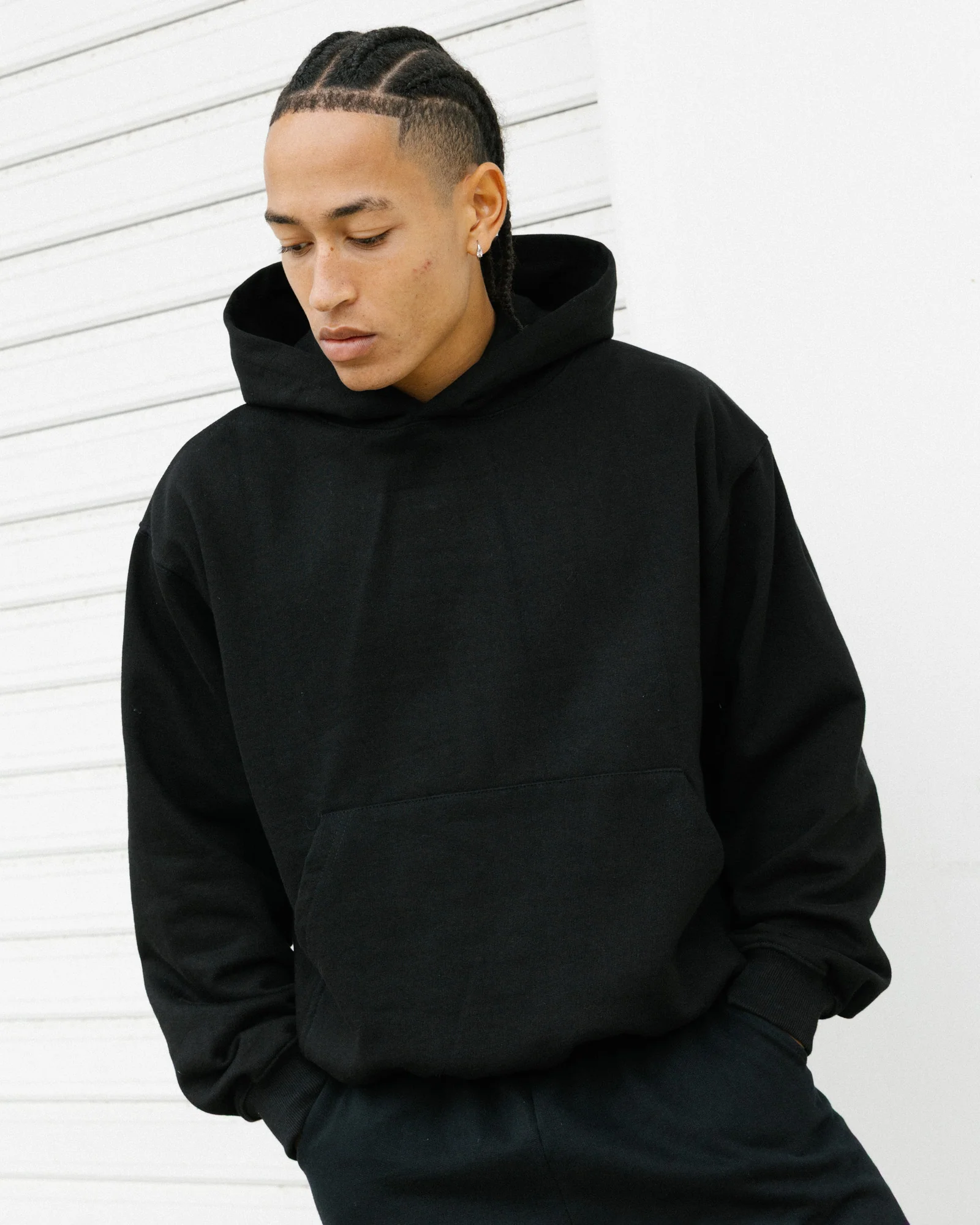 American Thrift Pullover Hoodie Black - Image 2