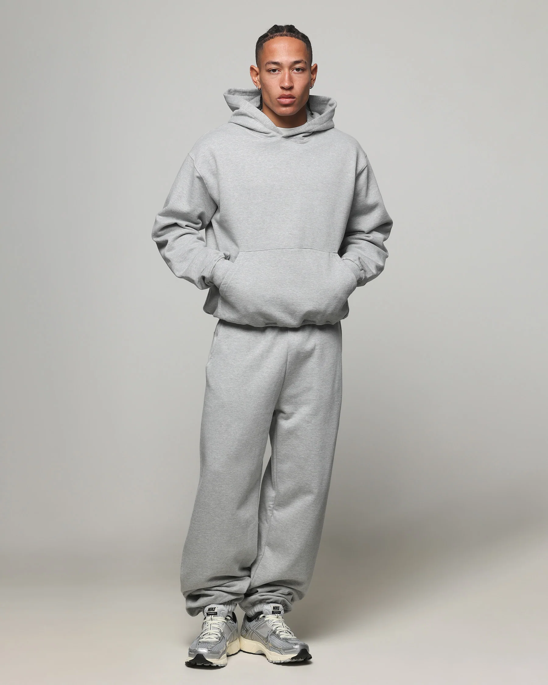 American Thrift Pullover Hoodie Grey Heather - Image 3