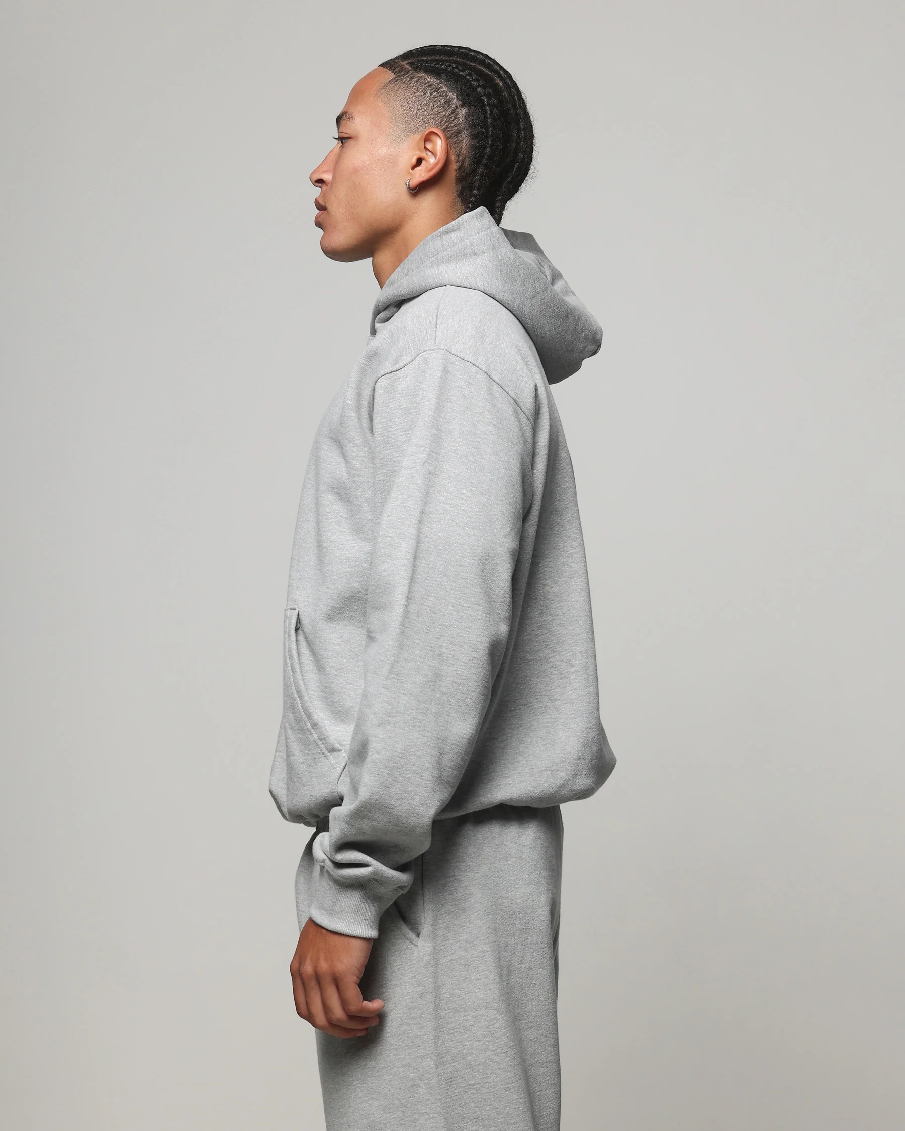 American Thrift Pullover Hoodie Grey Heather - Image 7