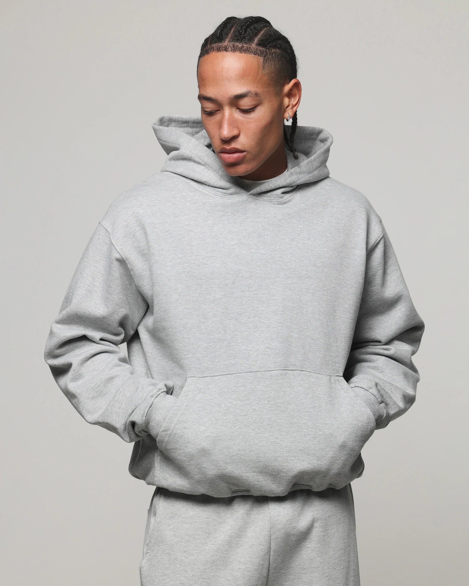 American Thrift Pullover Hoodie Grey Heather - Image 9