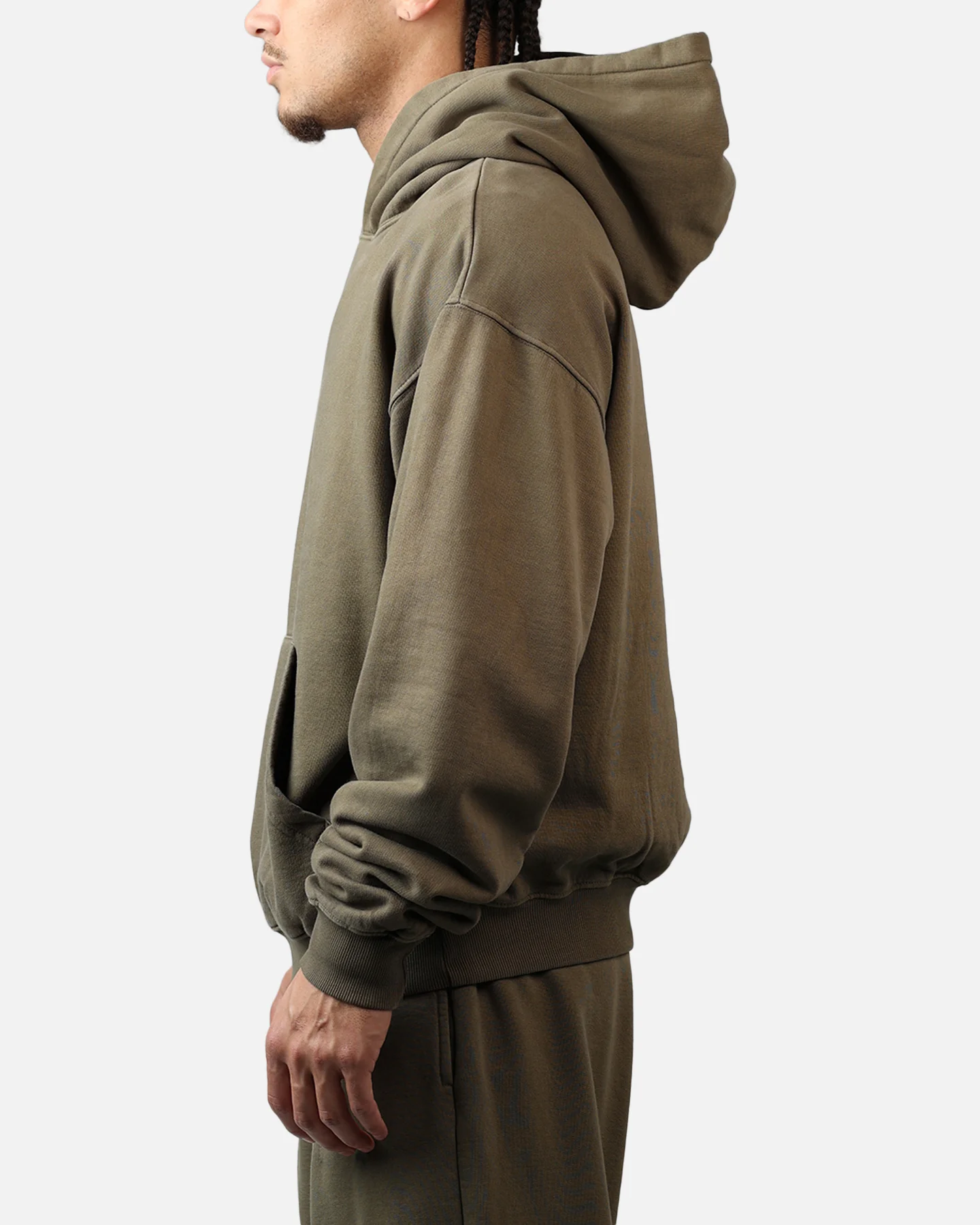 American Thrift Pullover Hoodie Washed Olive - Image 5