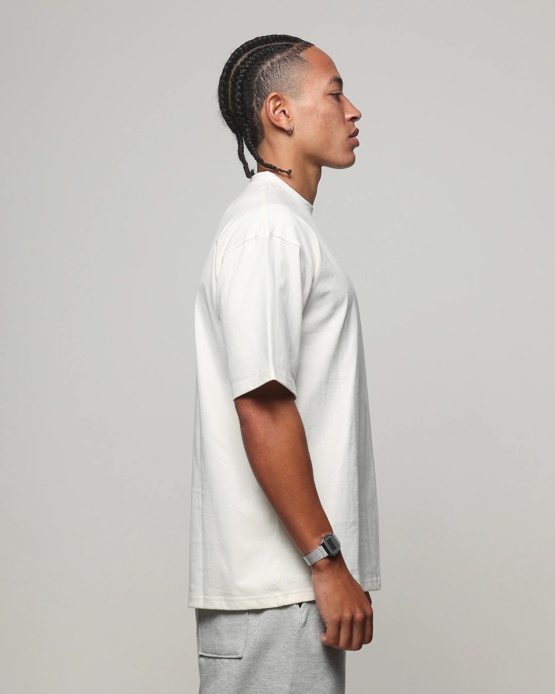 American Thrift Short Sleeve T-Shirt Off White - Image 6
