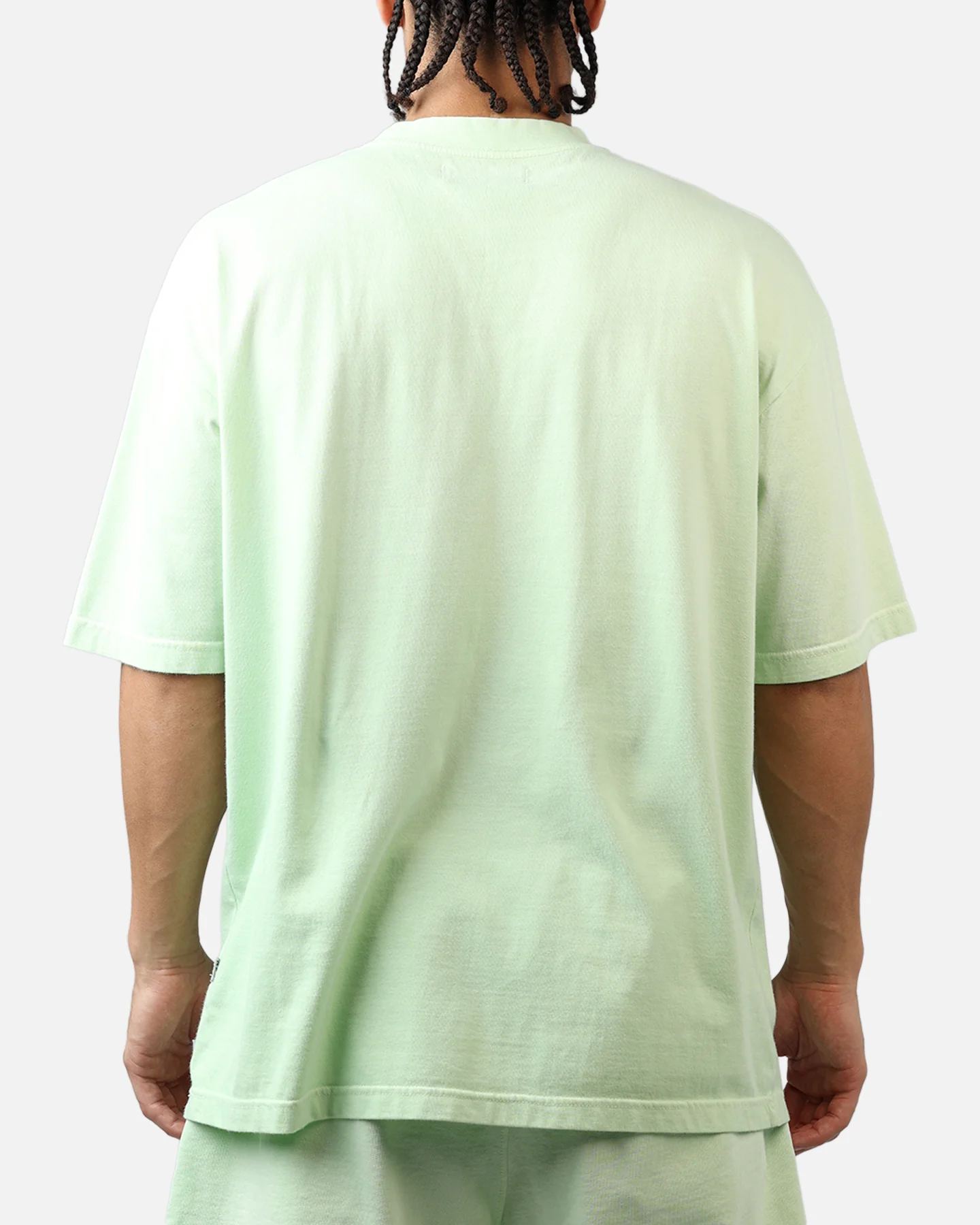 American Thrift Short Sleeve T-Shirt Washed Lime - Image 2