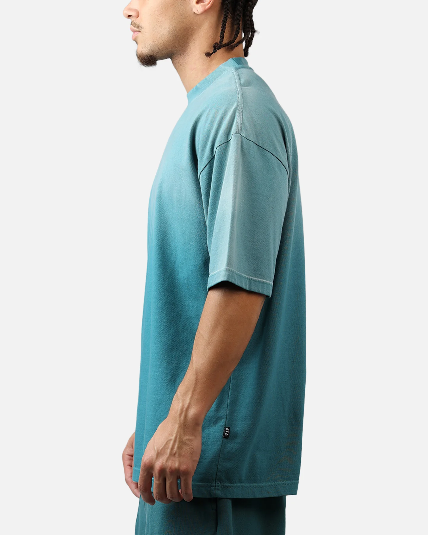 American Thrift Short Sleeve T-Shirt Washed Teal - Image 5
