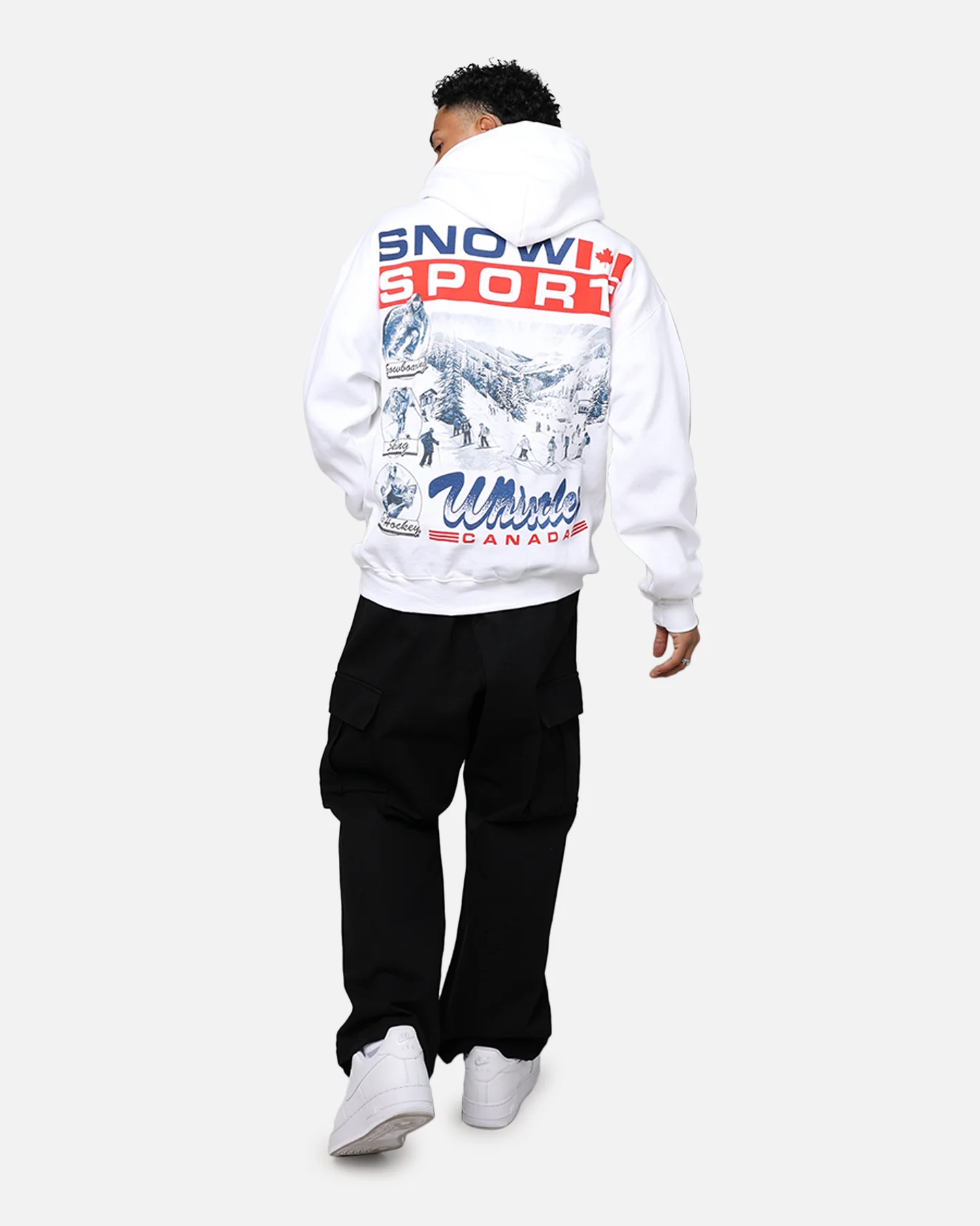 American Thrift Snow Sport Hoodie White - Image 8