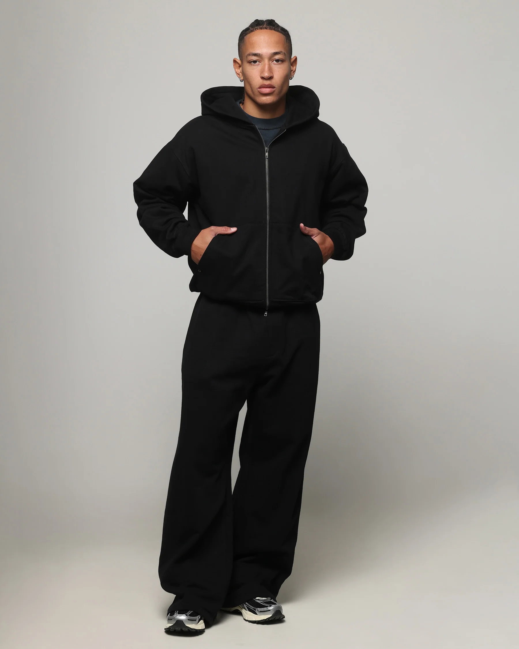 American Thrift Wide Leg Pants Black - Image 3