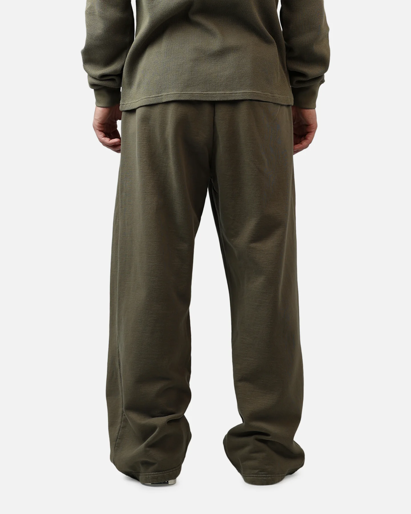American Thrift Wide Leg Pants Washed Olive - Image 7