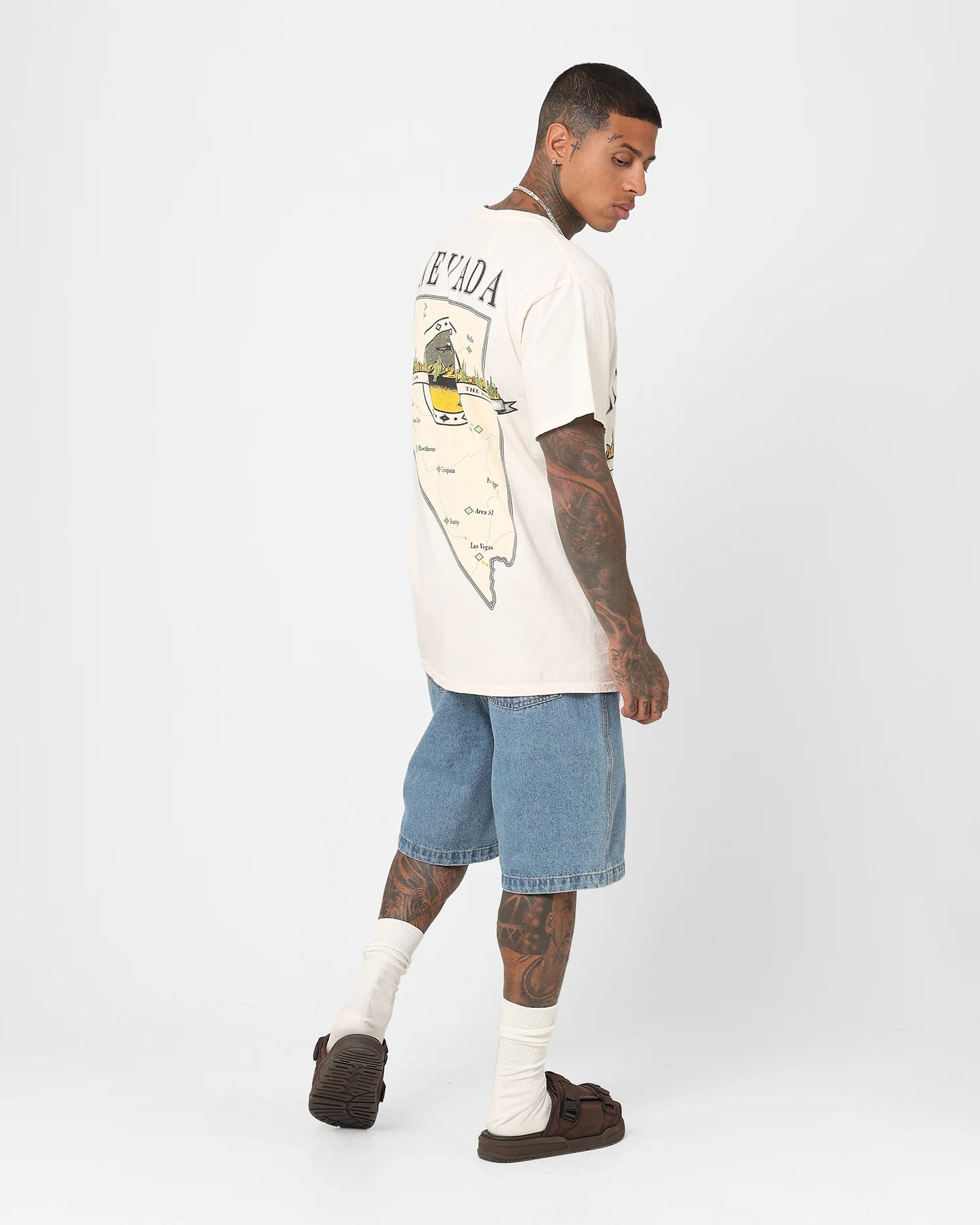 American Thrift Wild As The Wind Vintage T-Shirt Off White - Image 8