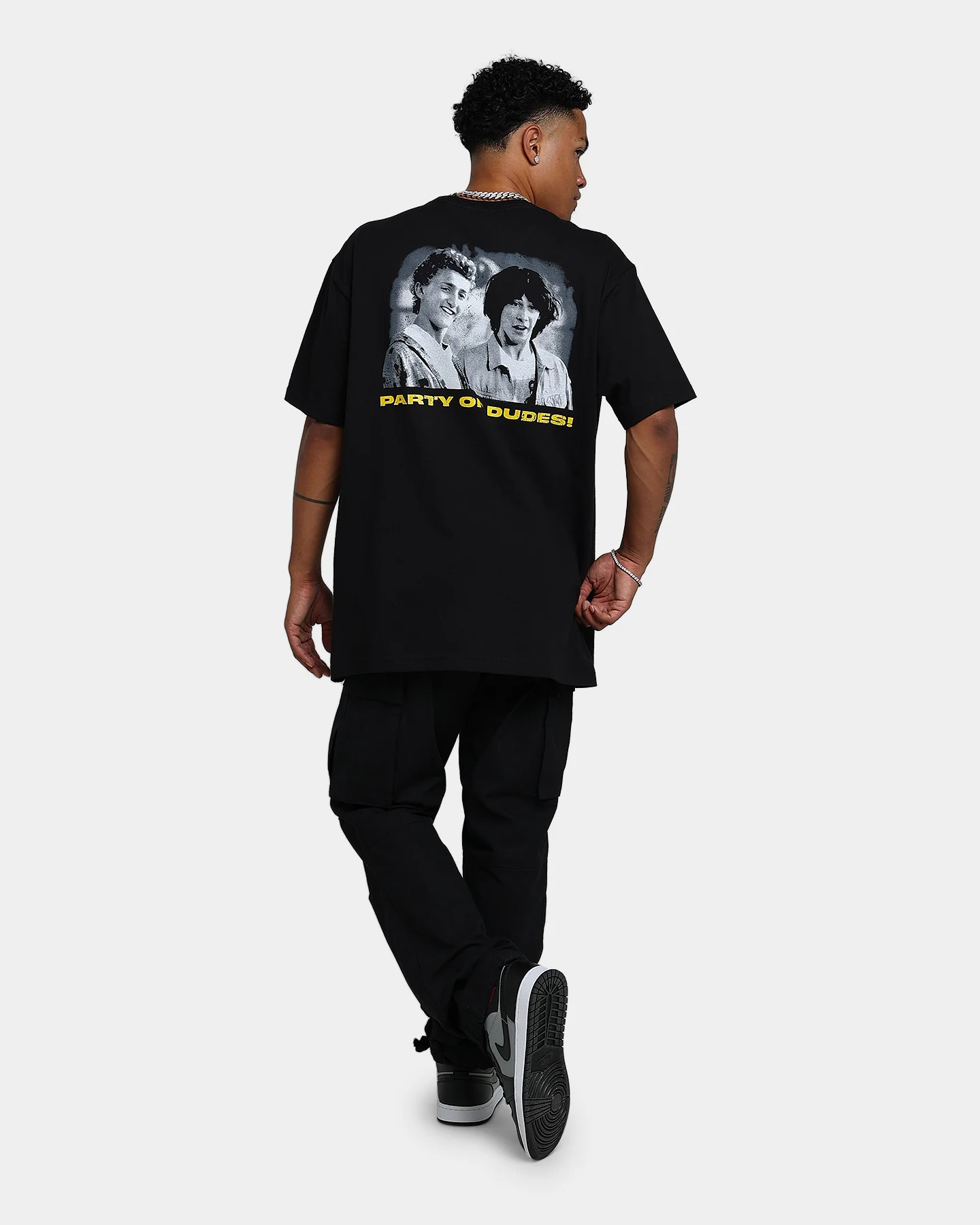 American Thrift X Bill & Ted Excellent Adventure T-Shirt Black - Image 8