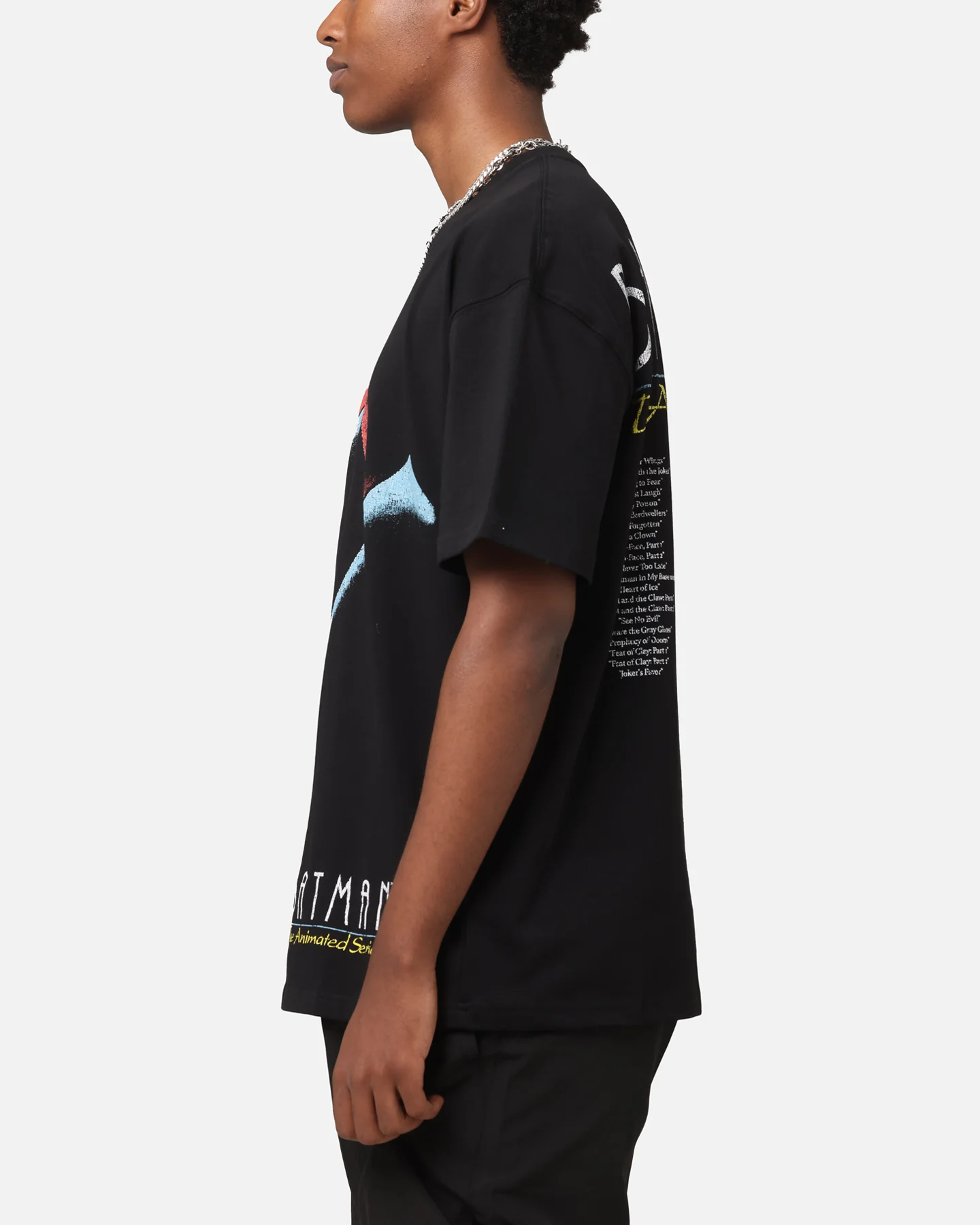 American Thrift X DC 1993 Batman Vintage T-Shirt Black - Image 6